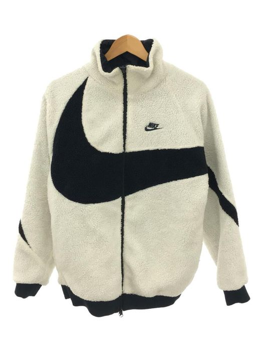 Nike fleece jacket 2025 big swoosh