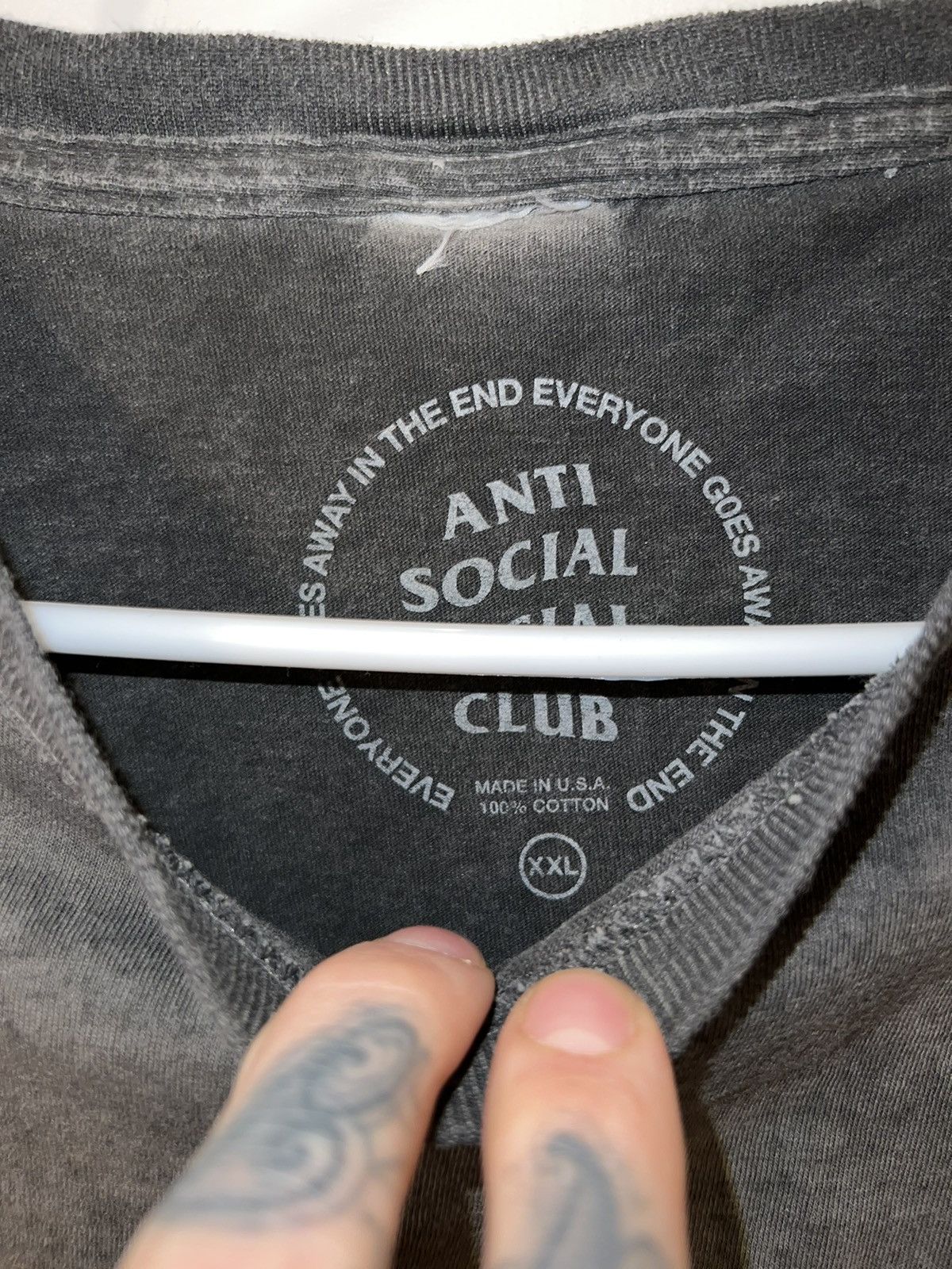 Anti Social Social Club Antisocial club t-shirt Size US XXL / EU 58 / 5 - 3 Thumbnail