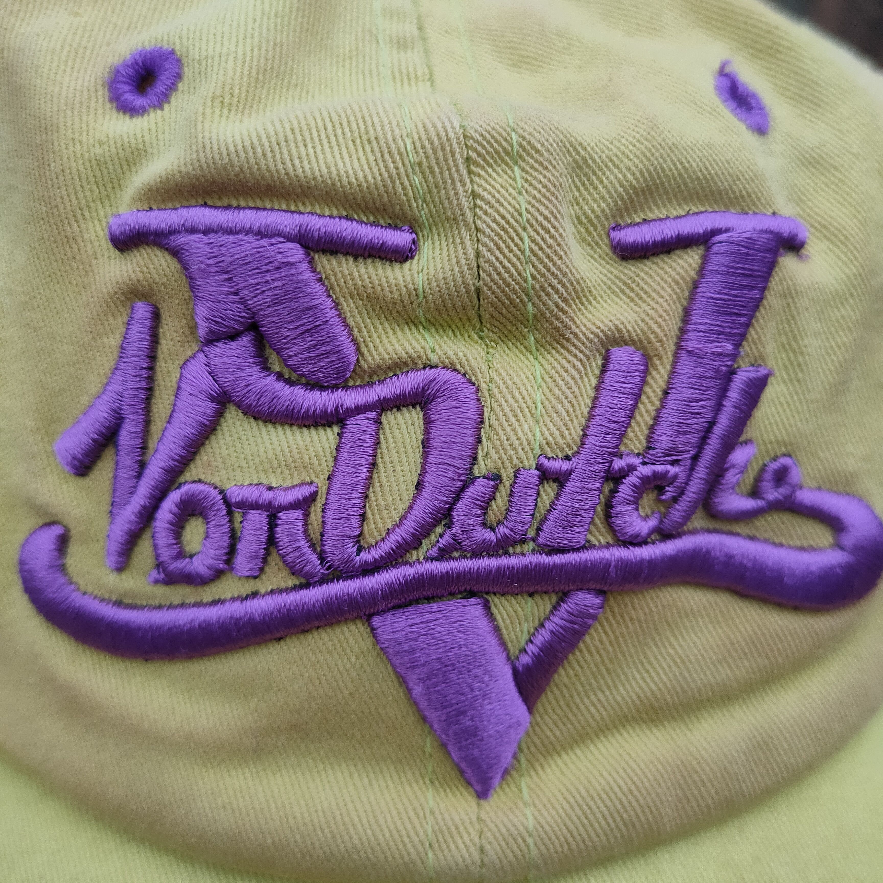 Von Dutch Vintage VON DUTCH Embroidery Cap Yellow Distressed Size ONE SIZE - 4 Thumbnail