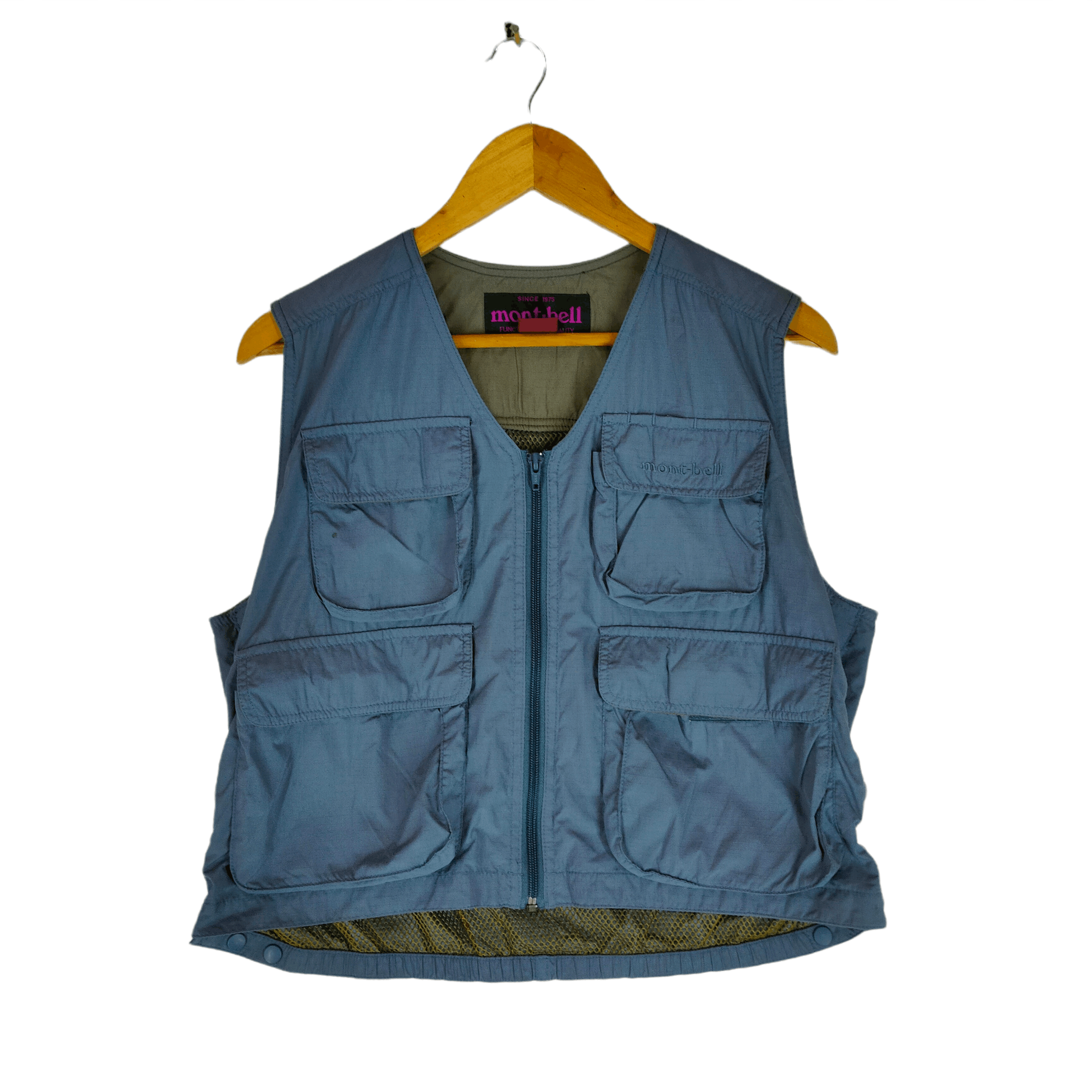 Japanese Brand Vintage MONTBELL OUTDOOR Vest Fishing Gear Multpocket Size US M / EU 48-50 / 2 - 1 Thumbnail