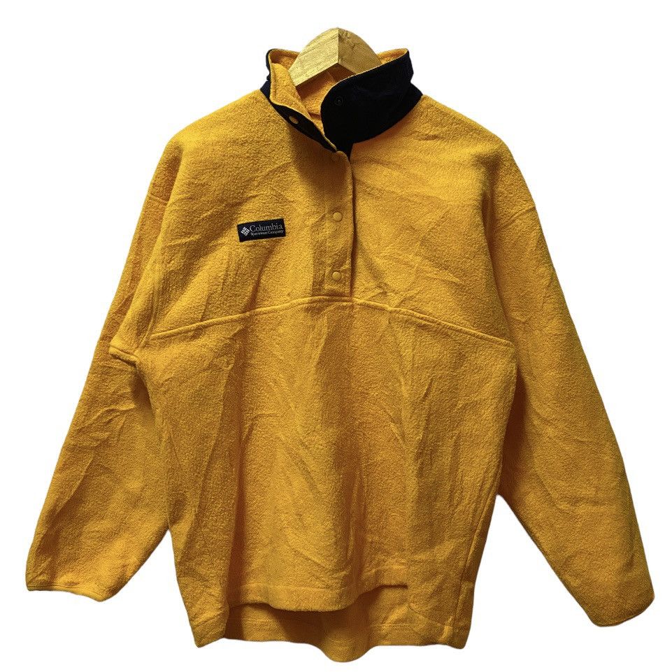 Columbia Vintage COLUMBIA HALF SNAP BUTTON FLEECE SWEATSHIRT Size US L / EU 52-54 / 3 - 1 Thumbnail
