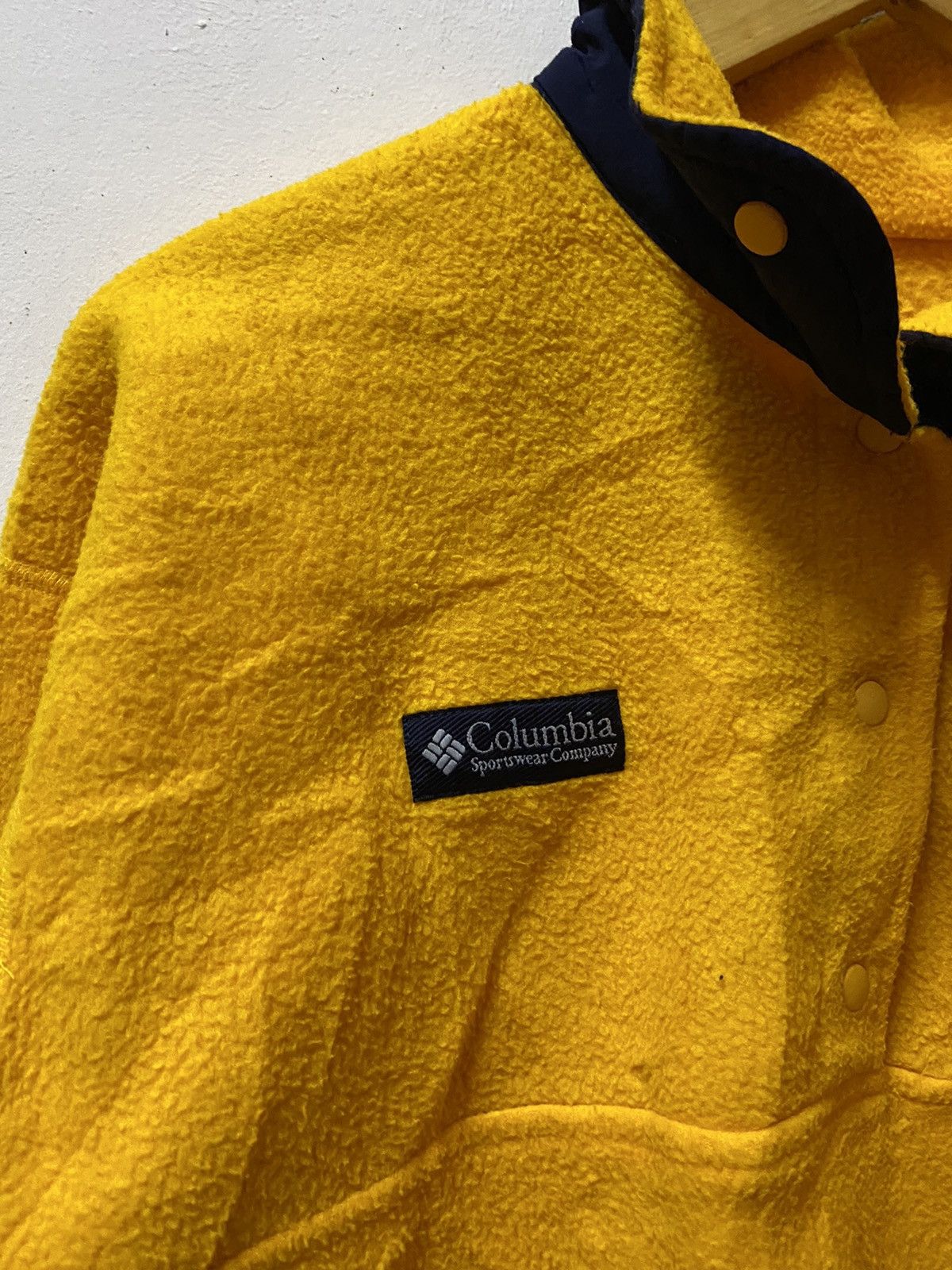 Columbia Vintage COLUMBIA HALF SNAP BUTTON FLEECE SWEATSHIRT Size US L / EU 52-54 / 3 - 3 Thumbnail