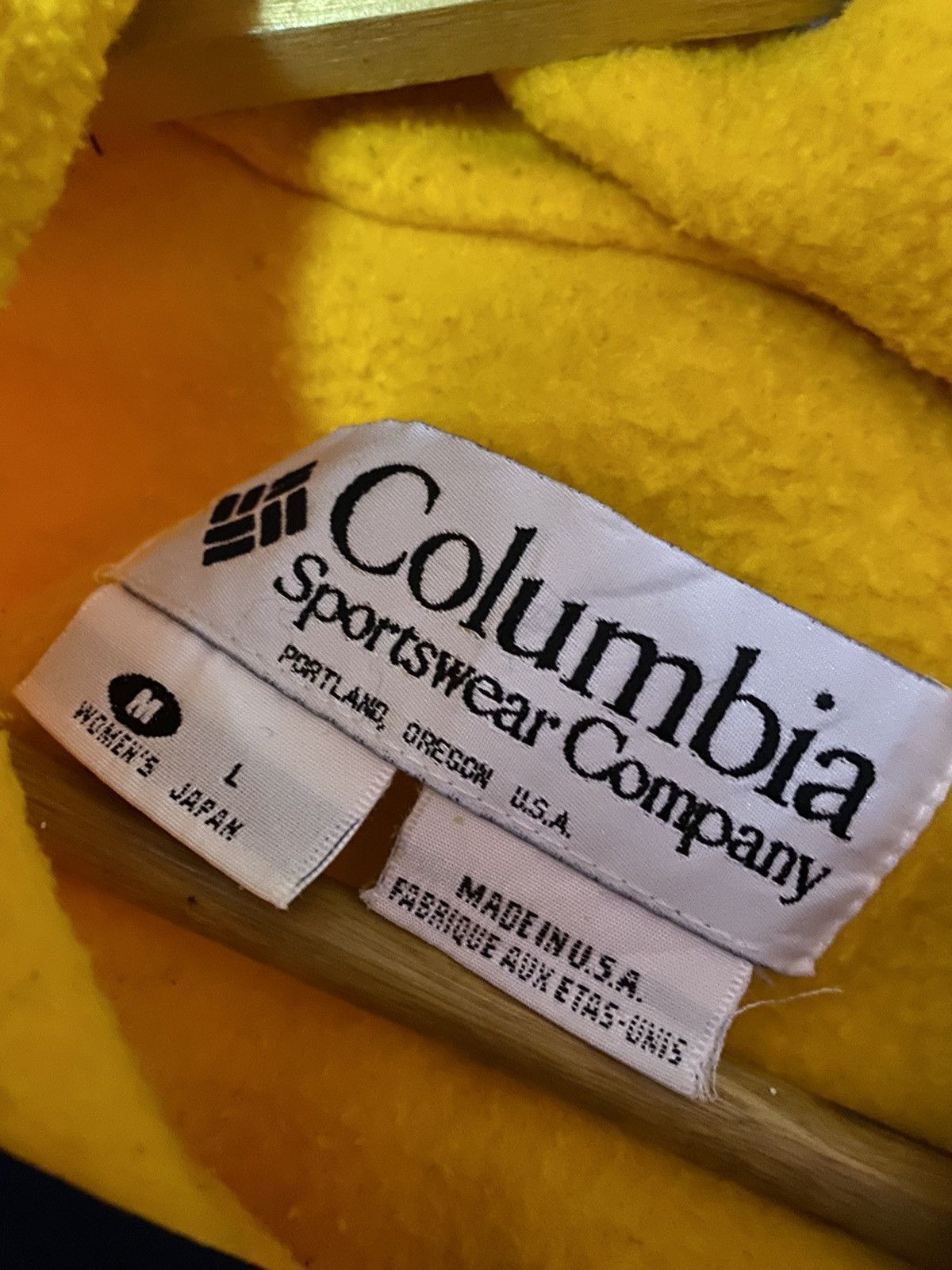 Columbia Vintage COLUMBIA HALF SNAP BUTTON FLEECE SWEATSHIRT Size US L / EU 52-54 / 3 - 6 Thumbnail