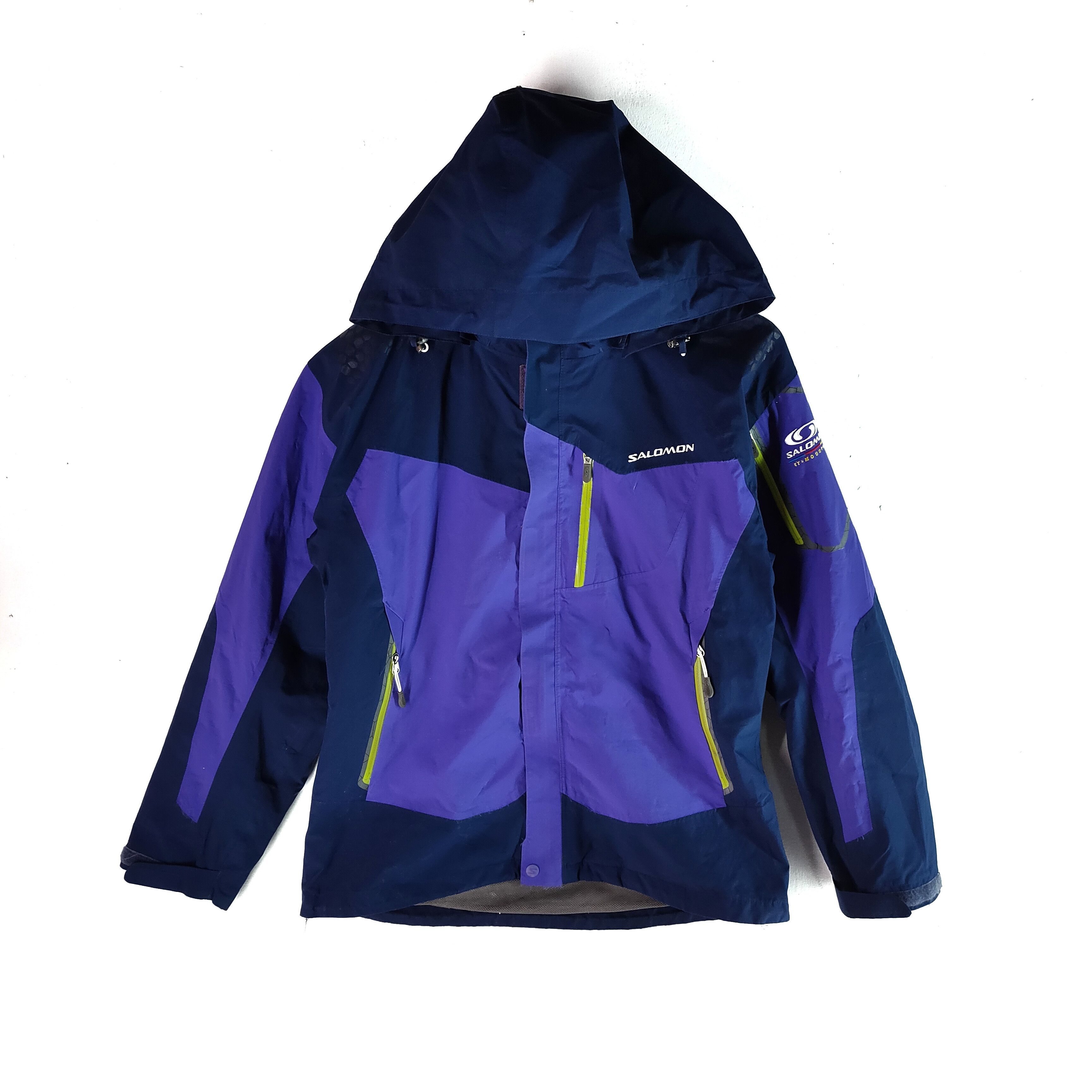 Salomon SALOMON WATERPROOF Multicolor Hoodie Outdoor Jacket Size US S / EU 44-46 / 1 - 1 Thumbnail