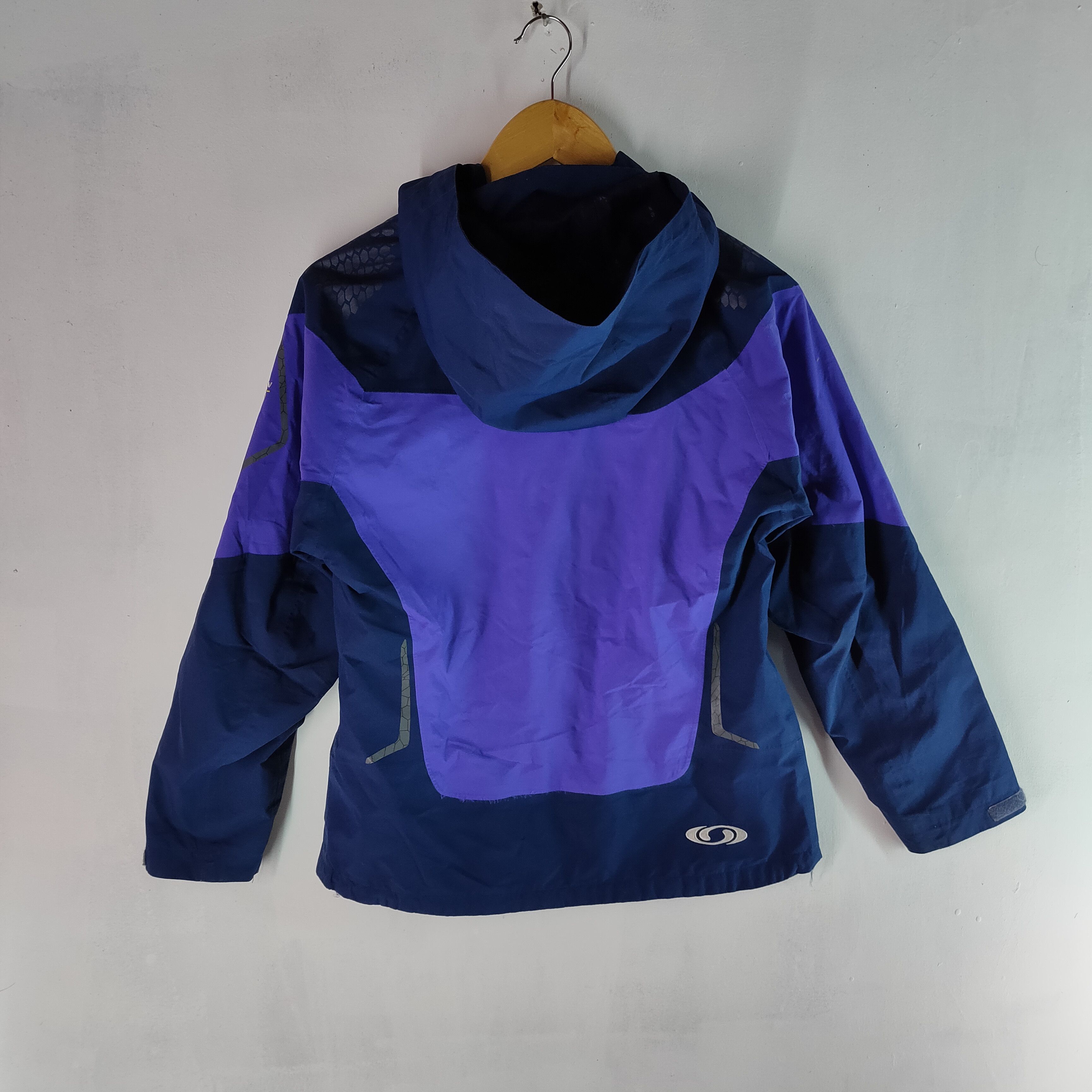 Salomon SALOMON WATERPROOF Multicolor Hoodie Outdoor Jacket Size US S / EU 44-46 / 1 - 6 Thumbnail