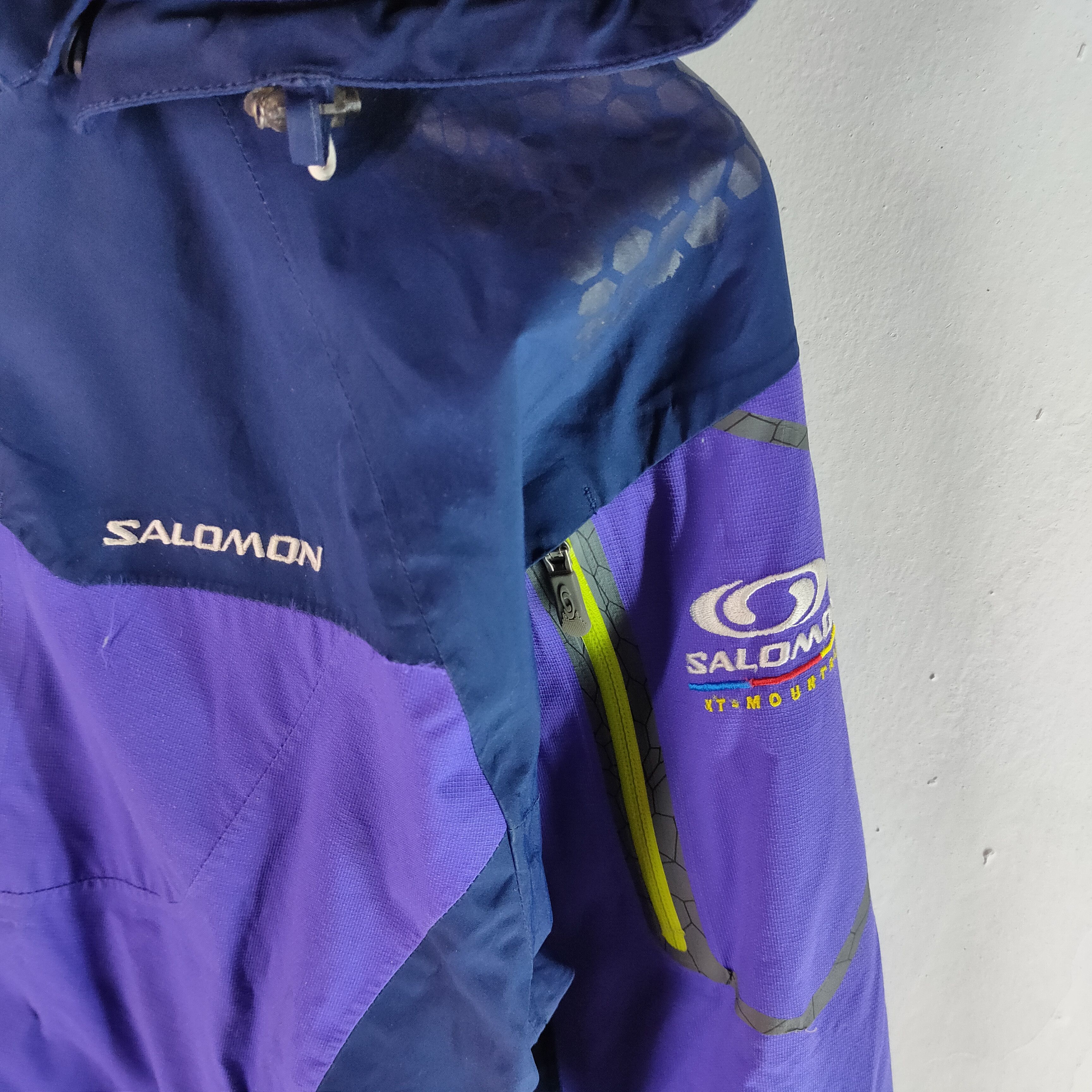 Salomon SALOMON WATERPROOF Multicolor Hoodie Outdoor Jacket Size US S / EU 44-46 / 1 - 2 Thumbnail