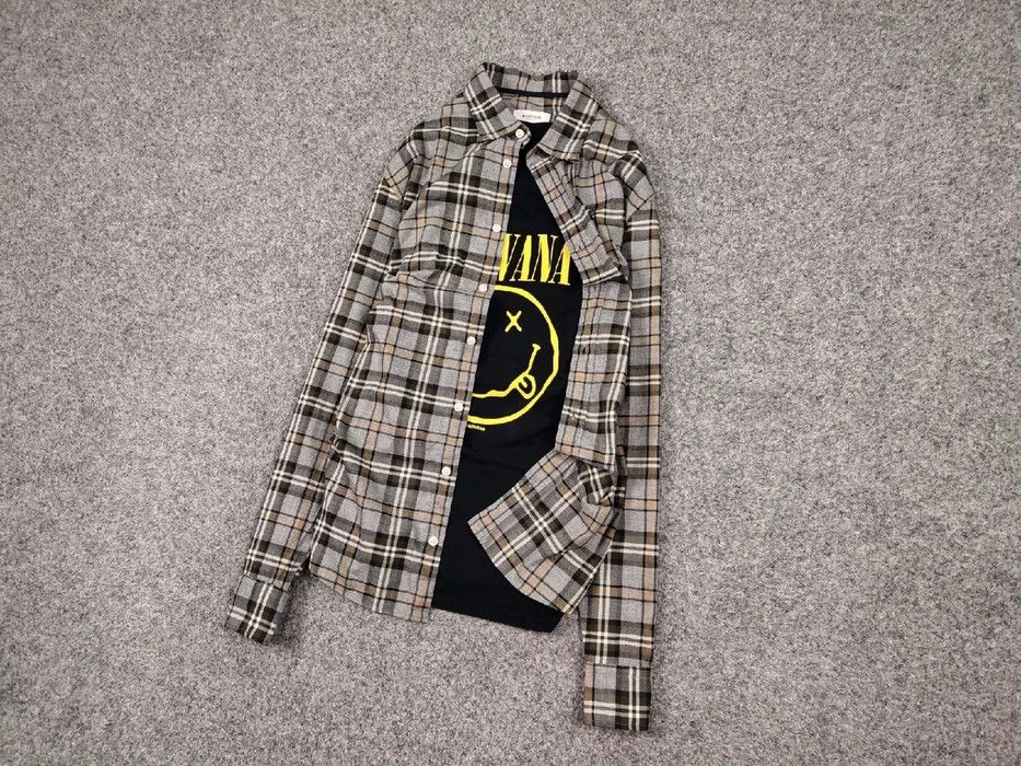 Flannel Vintage Flannel Shirt Travis Scott Style Size US M / EU 48-50 / 2 - 4 Thumbnail