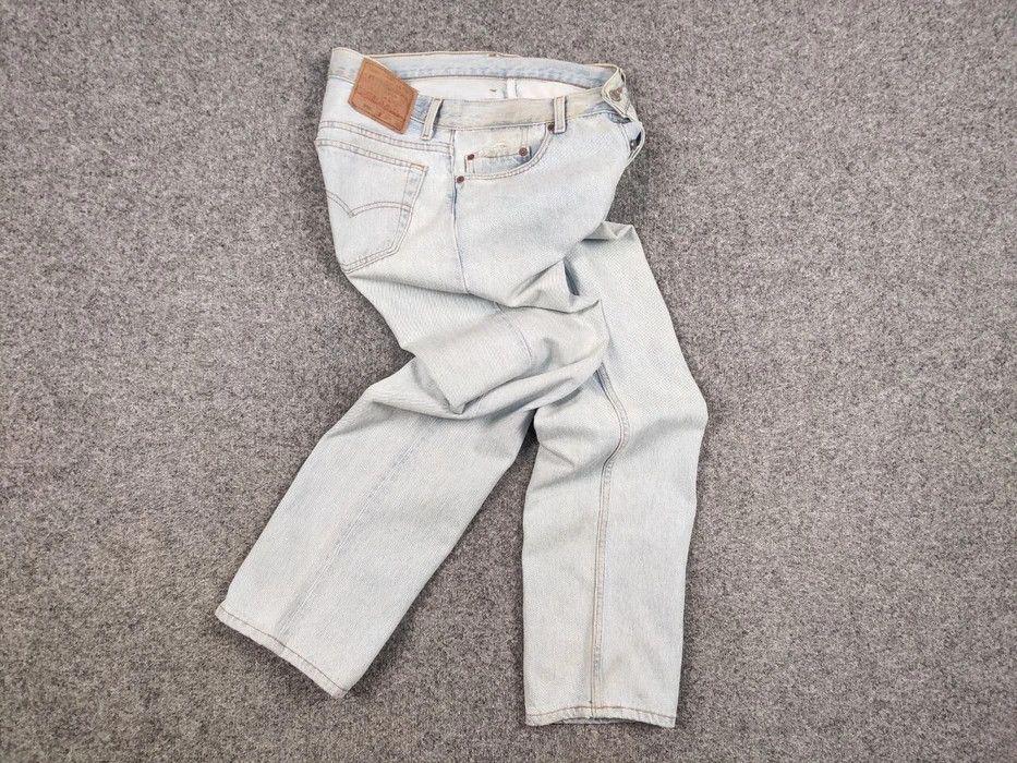 Levi's Vintage 80s Levis 501 Perfect Faded Denim Jeans Made in USA Size US 32 / EU 48 - 7 Thumbnail