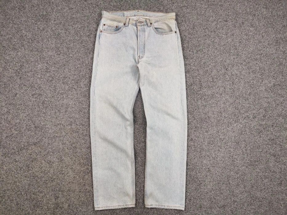 Levi's Vintage 80s Levis 501 Perfect Faded Denim Jeans Made in USA Size US 32 / EU 48 - 5 Thumbnail