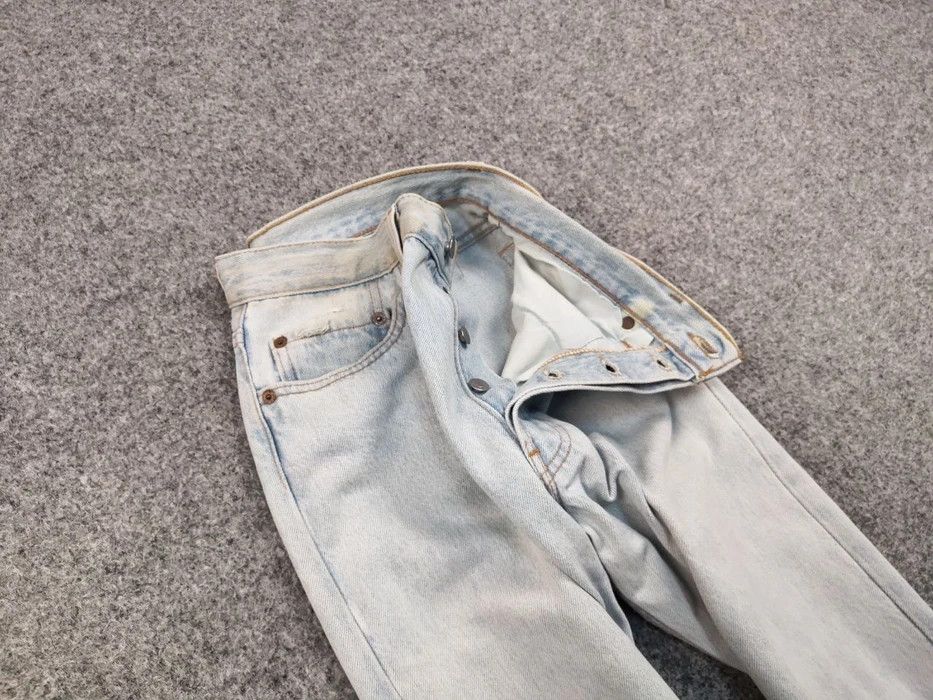 Levi's Vintage 80s Levis 501 Perfect Faded Denim Jeans Made in USA Size US 32 / EU 48 - 8 Thumbnail