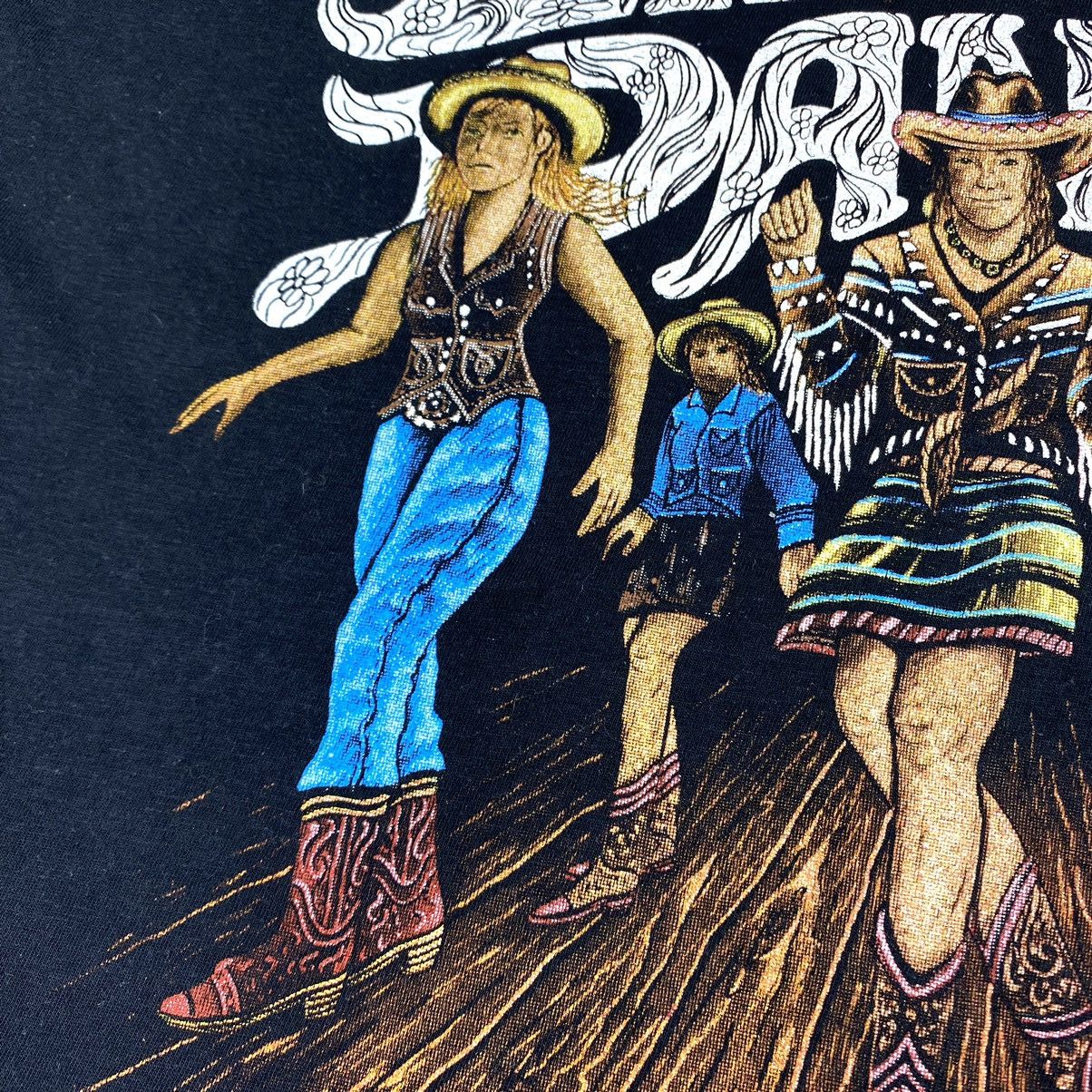 Band Tees Y2K 90’S VINTAGE LINE DANCING T SHIRT BY ZIP IT LONDON Size US XL / EU 56 / 4 - 7 Thumbnail