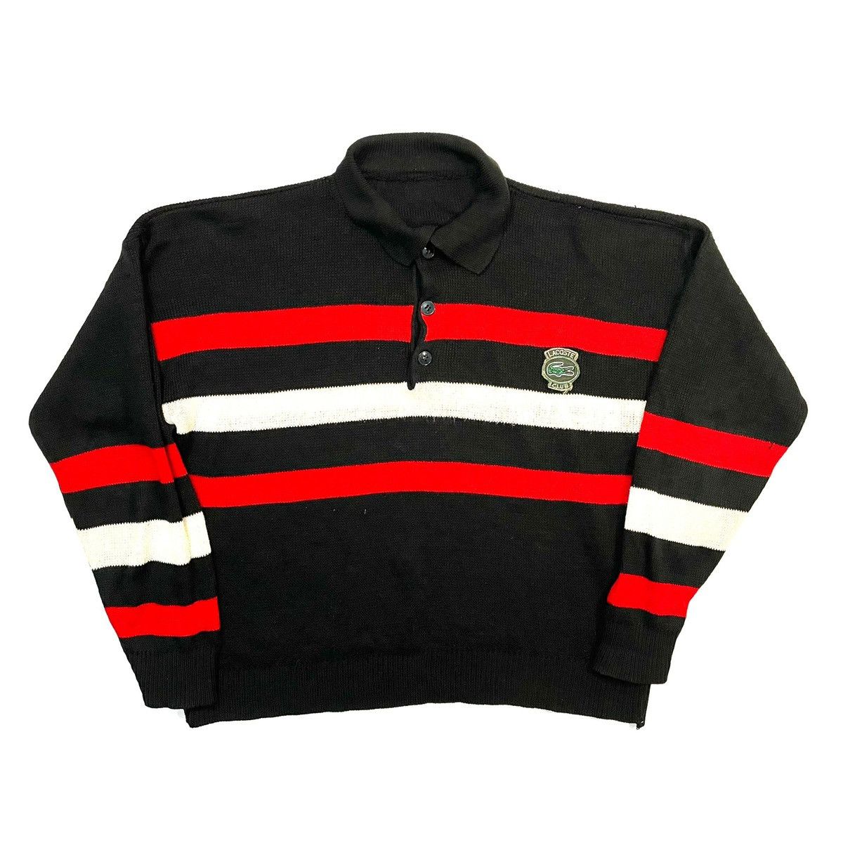 Lacoste Club sweater jumper vintage 90s retro oversized