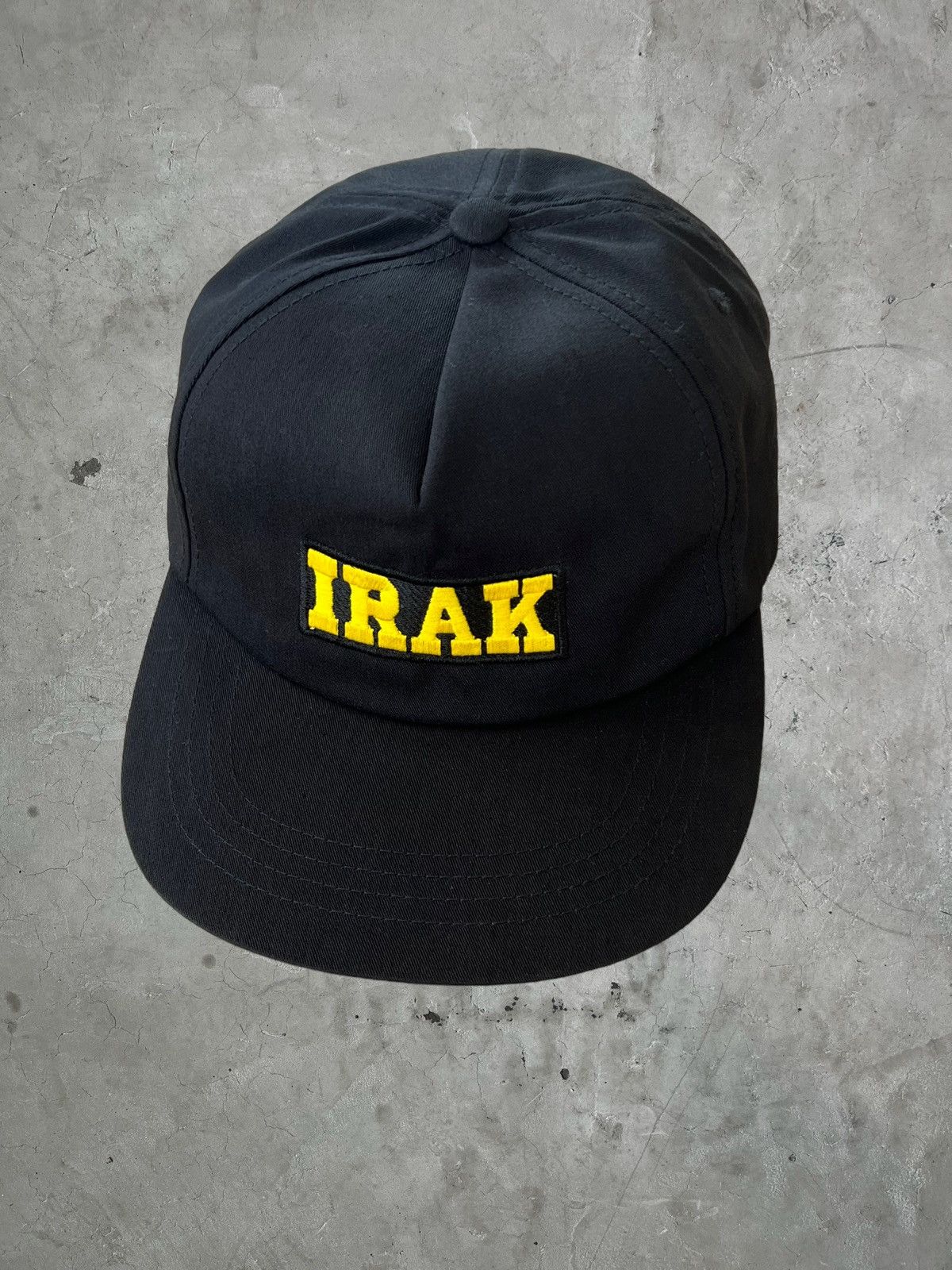 image of Irak Logo Hat in Black, Men's