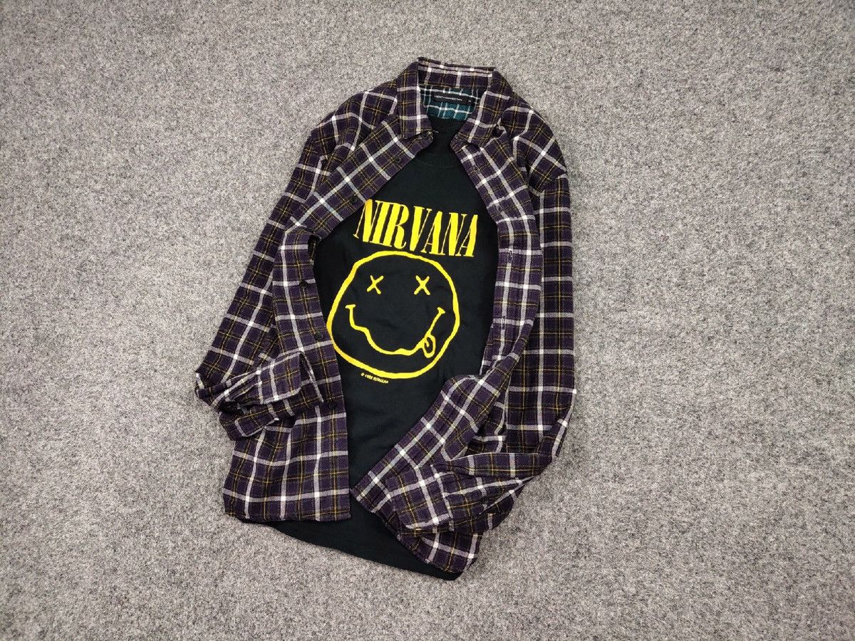 Flannel Vintage Flannel Shirt Travis Scott Style Streetwear Hype Size US M / EU 48-50 / 2 - 9 Thumbnail