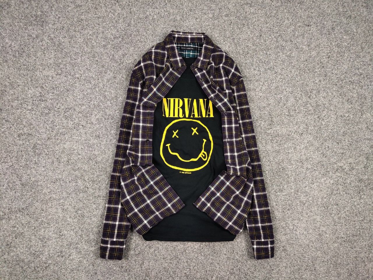 Flannel Vintage Flannel Shirt Travis Scott Style Streetwear Hype Size US M / EU 48-50 / 2 - 1 Thumbnail