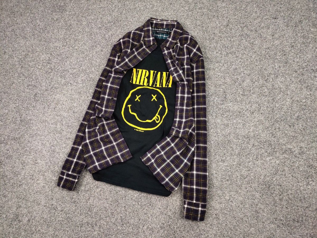 Flannel Vintage Flannel Shirt Travis Scott Style Streetwear Hype Size US M / EU 48-50 / 2 - 3 Thumbnail
