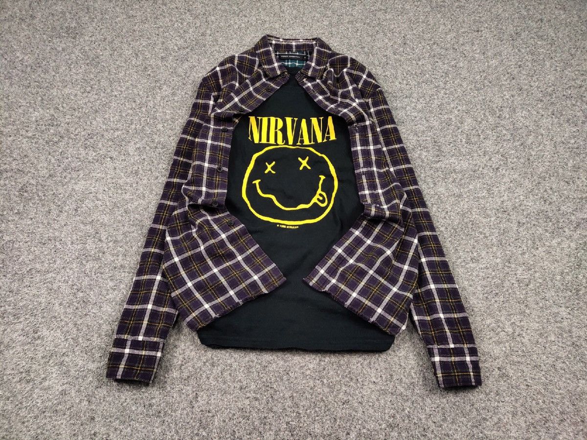 Flannel Vintage Flannel Shirt Travis Scott Style Streetwear Hype Size US M / EU 48-50 / 2 - 2 Thumbnail
