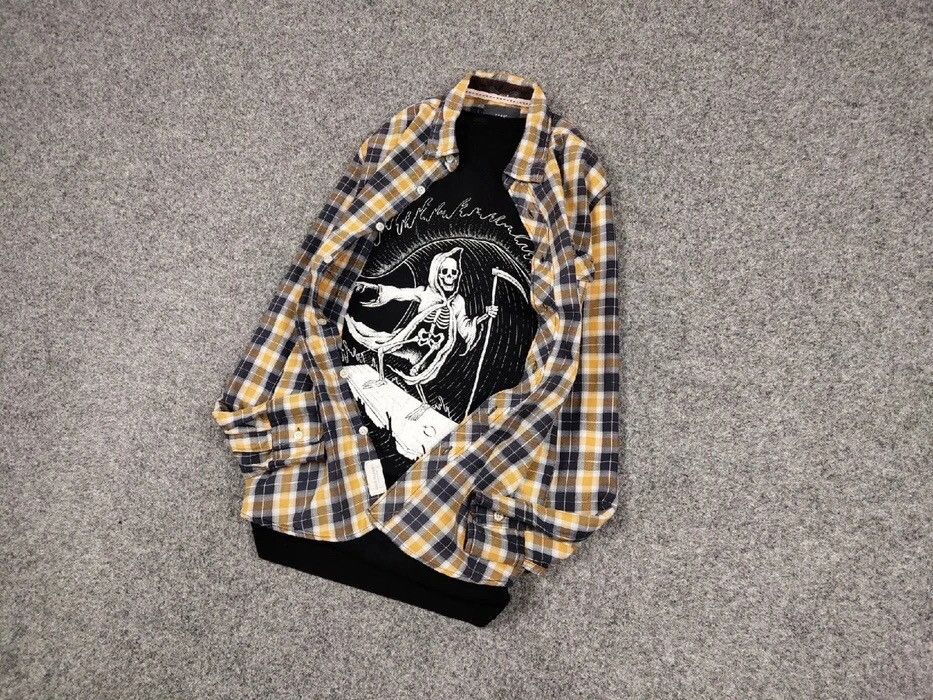 Flannel Vintage Flannel Shirt Travis Scott Style Size US S / EU 44-46 / 1 - 8 Thumbnail