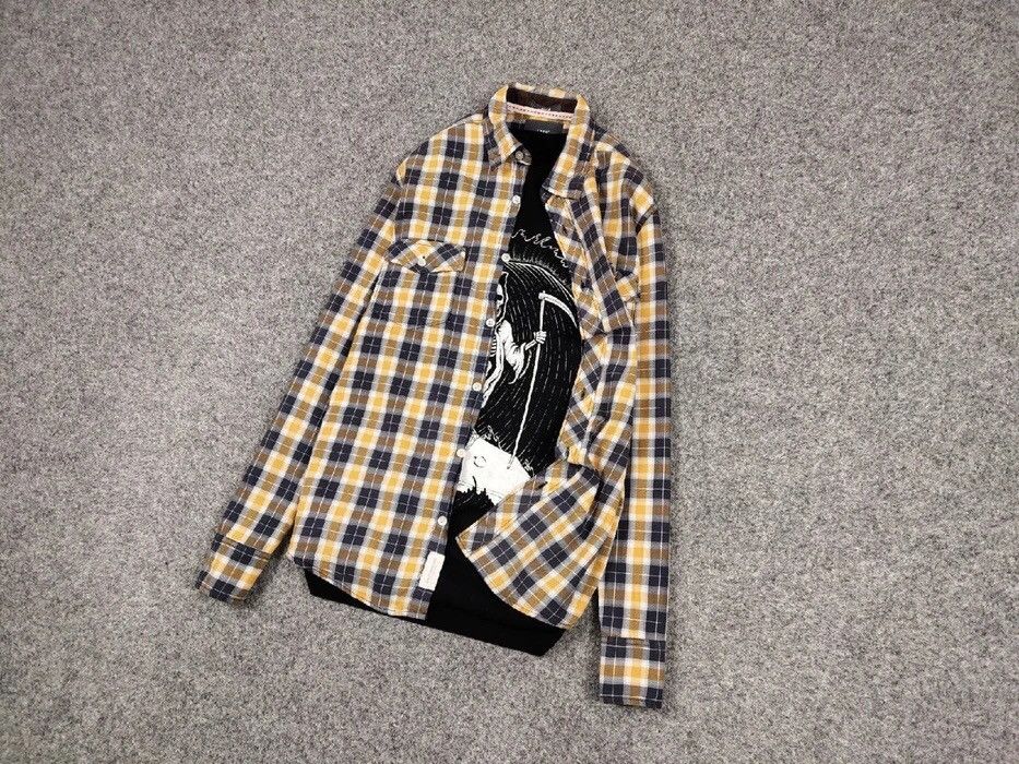 Flannel Vintage Flannel Shirt Travis Scott Style Size US S / EU 44-46 / 1 - 6 Thumbnail