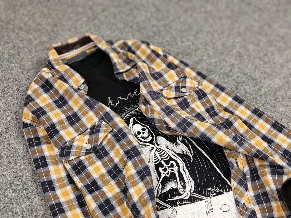 Flannel Vintage Flannel Shirt Travis Scott Style Size US S / EU 44-46 / 1 - 10 Thumbnail
