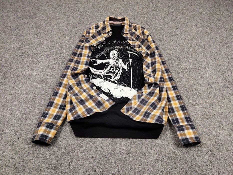 Flannel Vintage Flannel Shirt Travis Scott Style Size US S / EU 44-46 / 1 - 2 Thumbnail