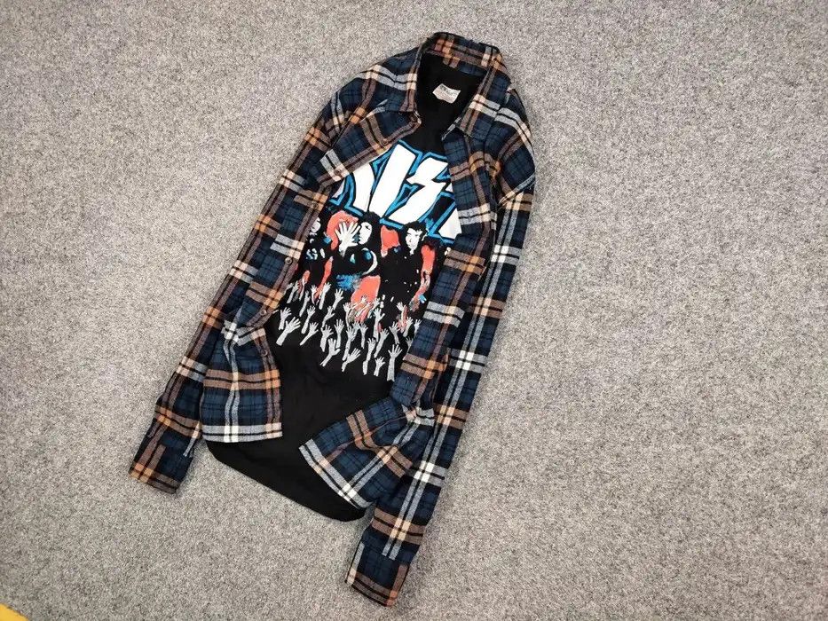 Flannel Vintage Flannel Shirt Checkered Travis Scott Style Hype Size US XL / EU 56 / 4 - 5 Thumbnail