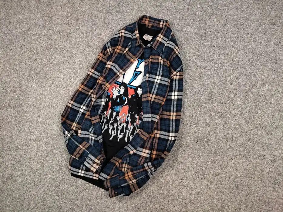 Flannel Vintage Flannel Shirt Checkered Travis Scott Style Hype Size US XL / EU 56 / 4 - 6 Thumbnail