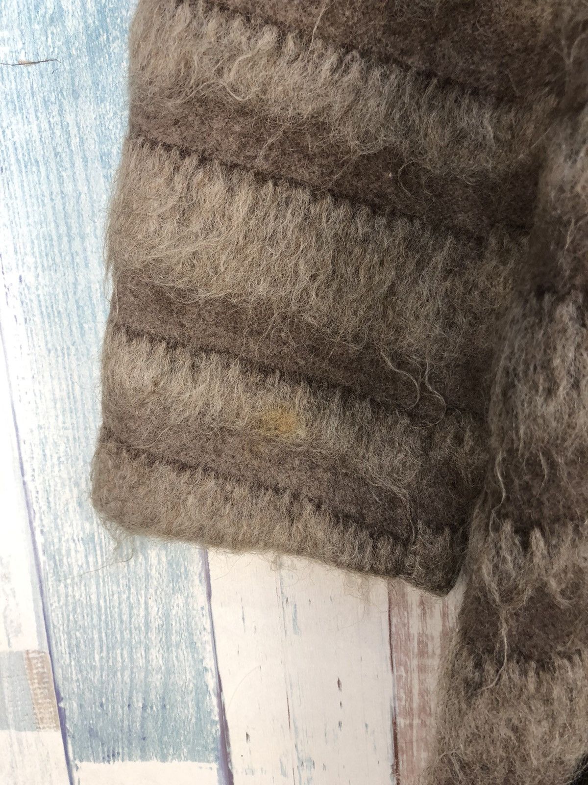 Japanese Brand × Vintage Vintage Regina Mohair Long Jacket Size L / US 10 / IT 46 - 8 Thumbnail