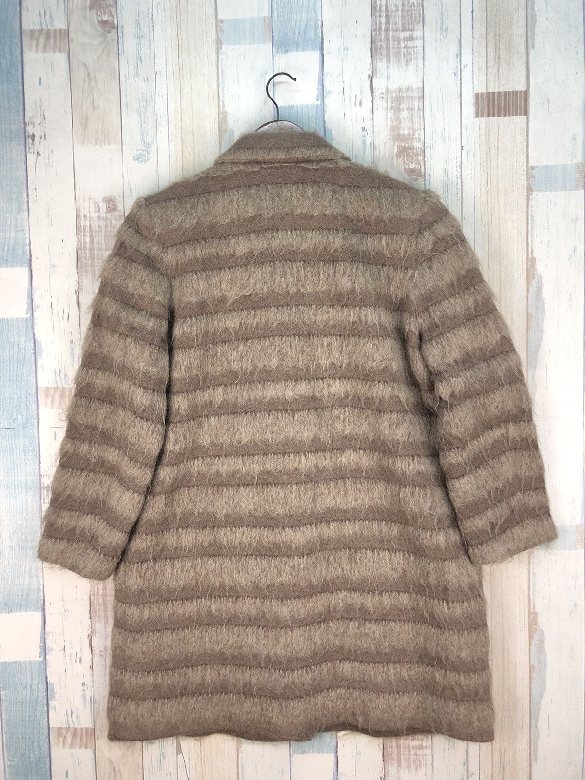 Japanese Brand × Vintage Vintage Regina Mohair Long Jacket Size L / US 10 / IT 46 - 2 Thumbnail