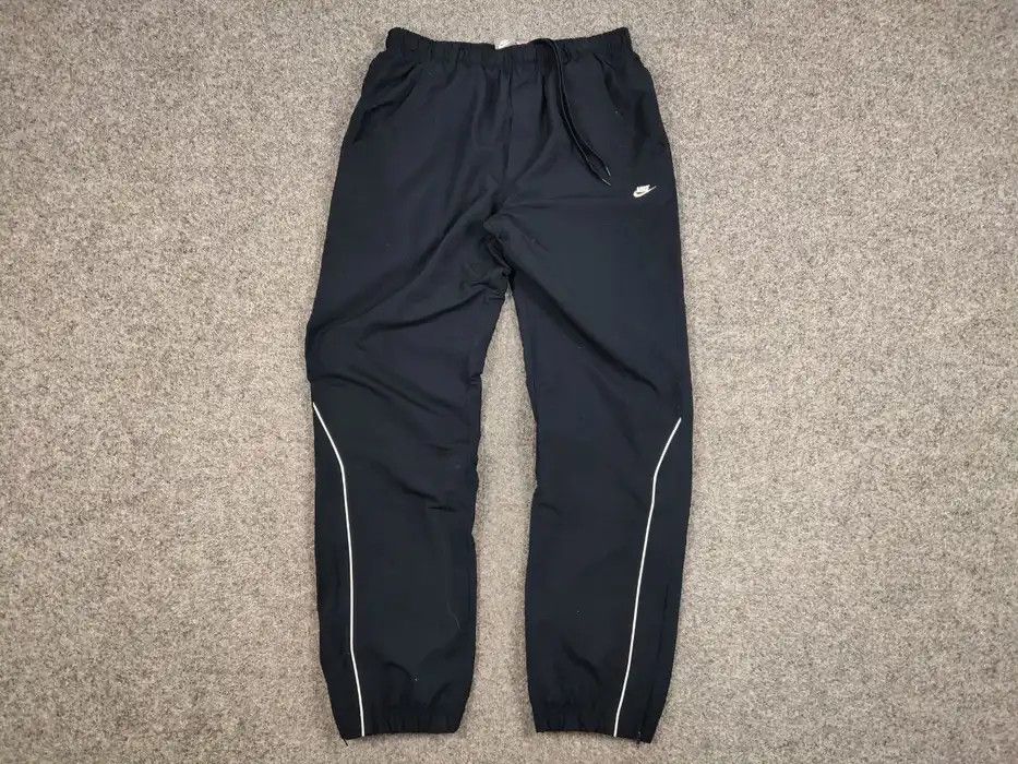 Nike Vintage Nike Swoosh Track DarkBlue Jogger Pants Travis Scott Size US 34 / EU 50 - 5 Thumbnail