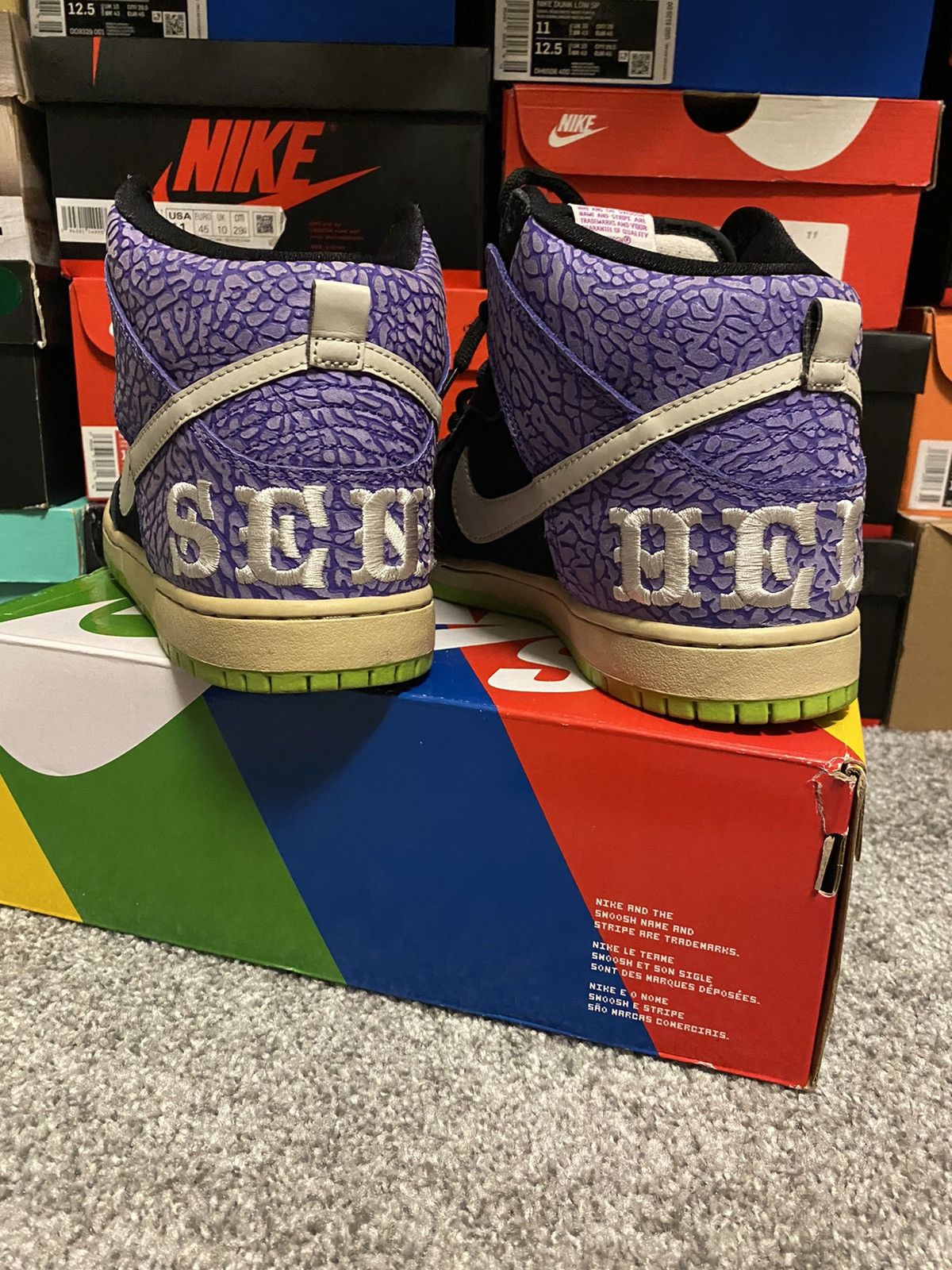 Nike × Streetwear Nike SB Dunk High Premium Send Help | Grailed