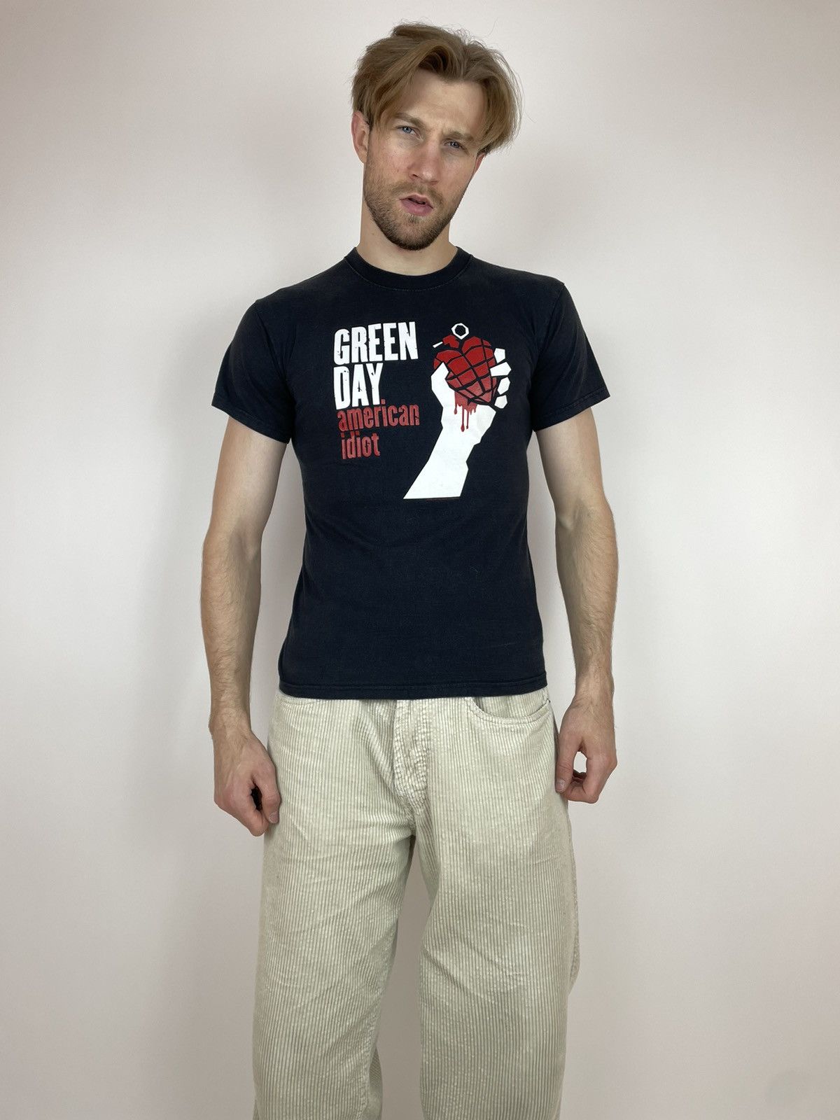 Fruit Of The Loom GREEN DAY american idiot Fruit of the Loom Punk Rock T-shirt Size US S / EU 44-46 / 1 - 5 Thumbnail