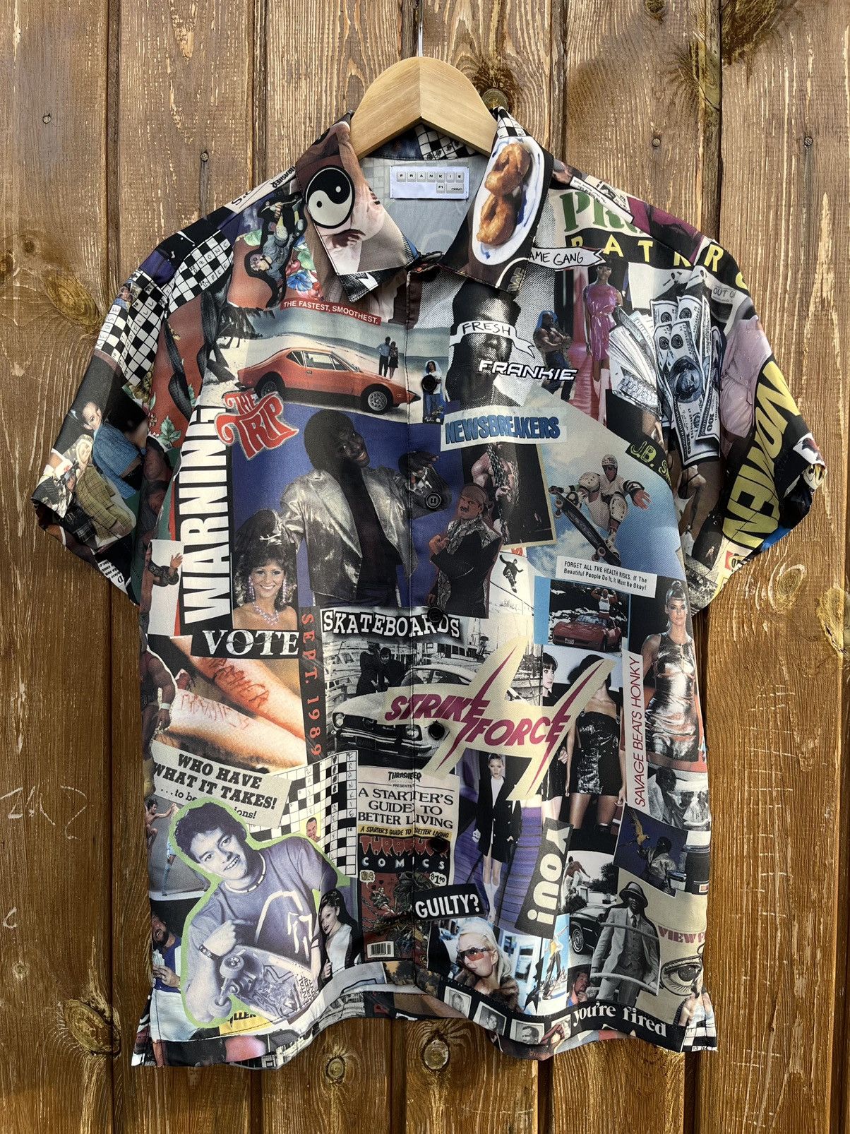 Other Frankie Collective Skateboards Knock Out Button Down Shirt Size US M / EU 48-50 / 2 - 1 Thumbnail