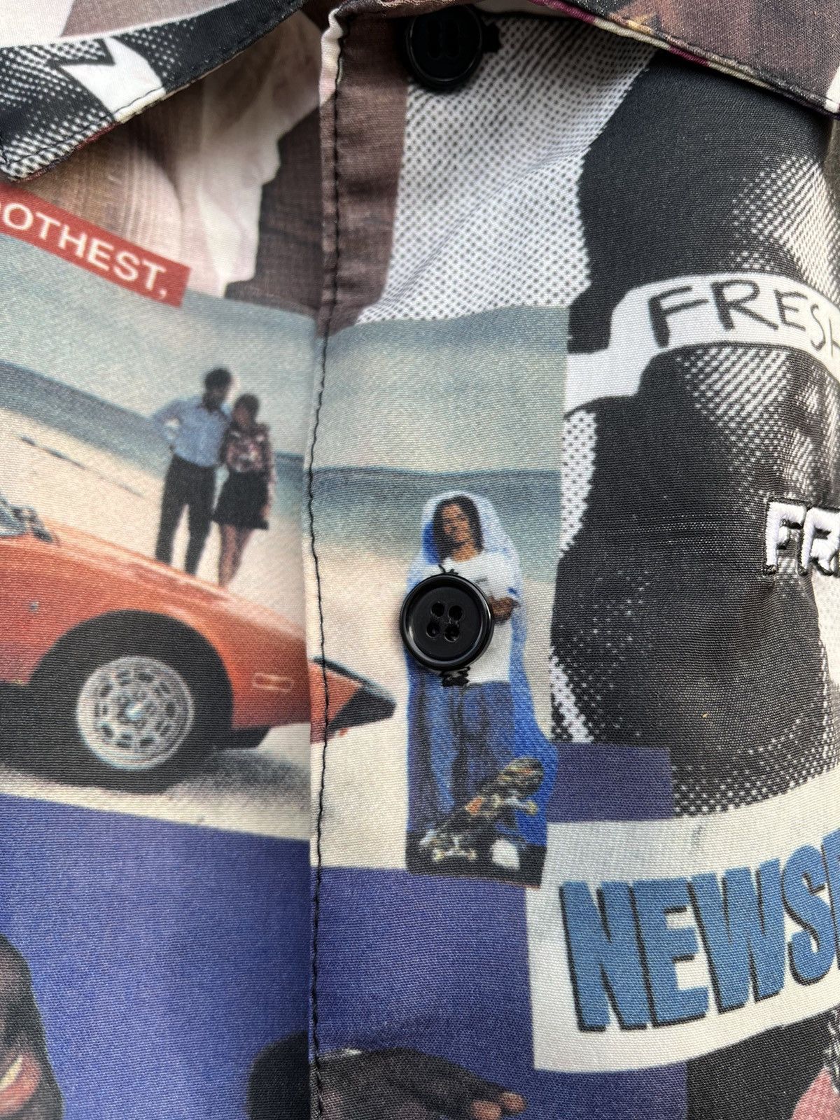 Other Frankie Collective Skateboards Knock Out Button Down Shirt Size US M / EU 48-50 / 2 - 13 Thumbnail