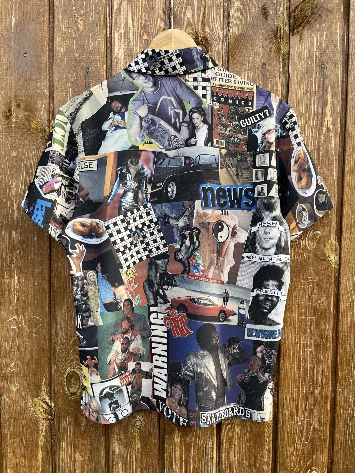 Other Frankie Collective Skateboards Knock Out Button Down Shirt Size US M / EU 48-50 / 2 - 2 Thumbnail