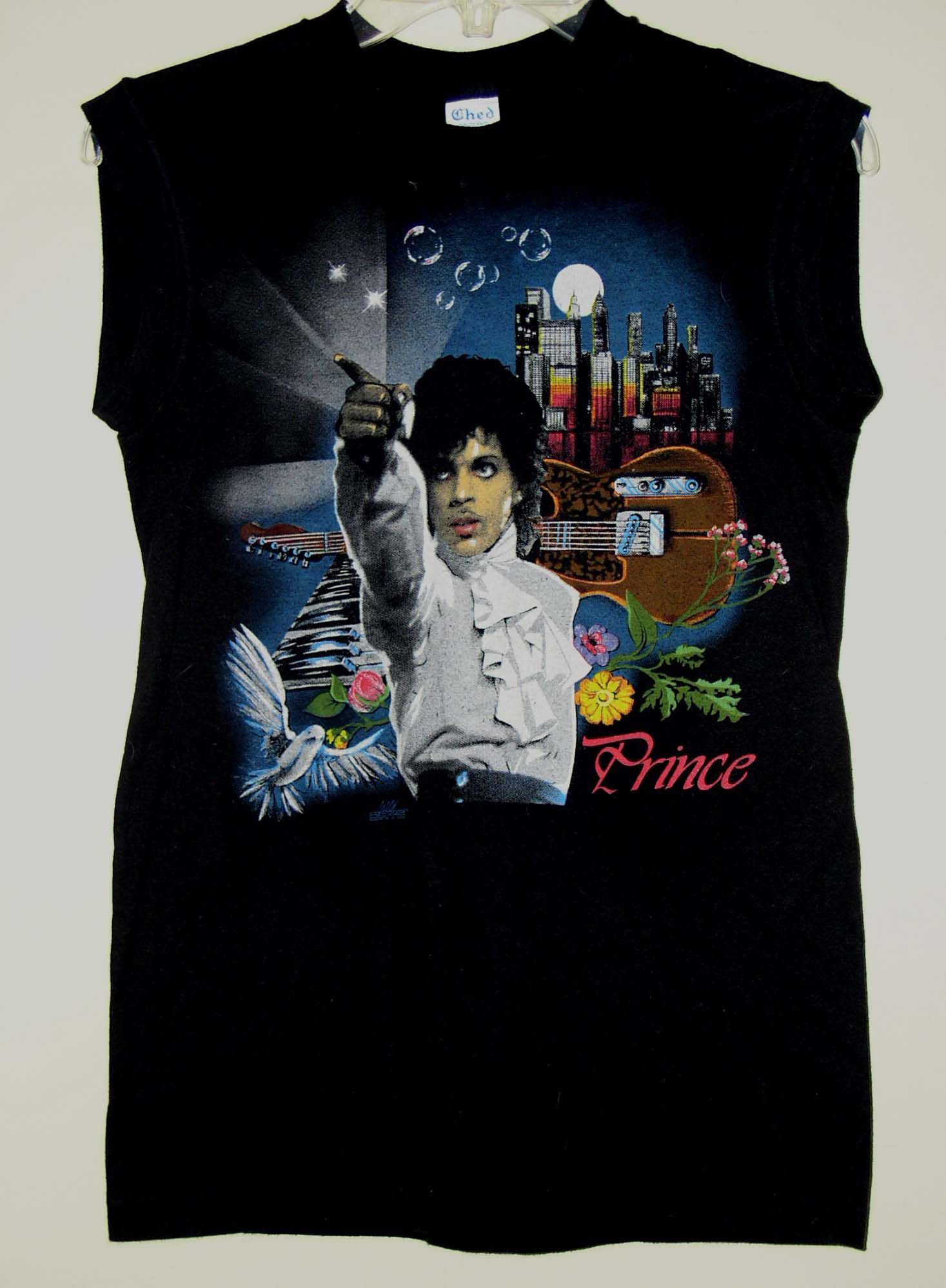 Prince Concert Tour Muscle Shirt Vintage 1985 World Tour