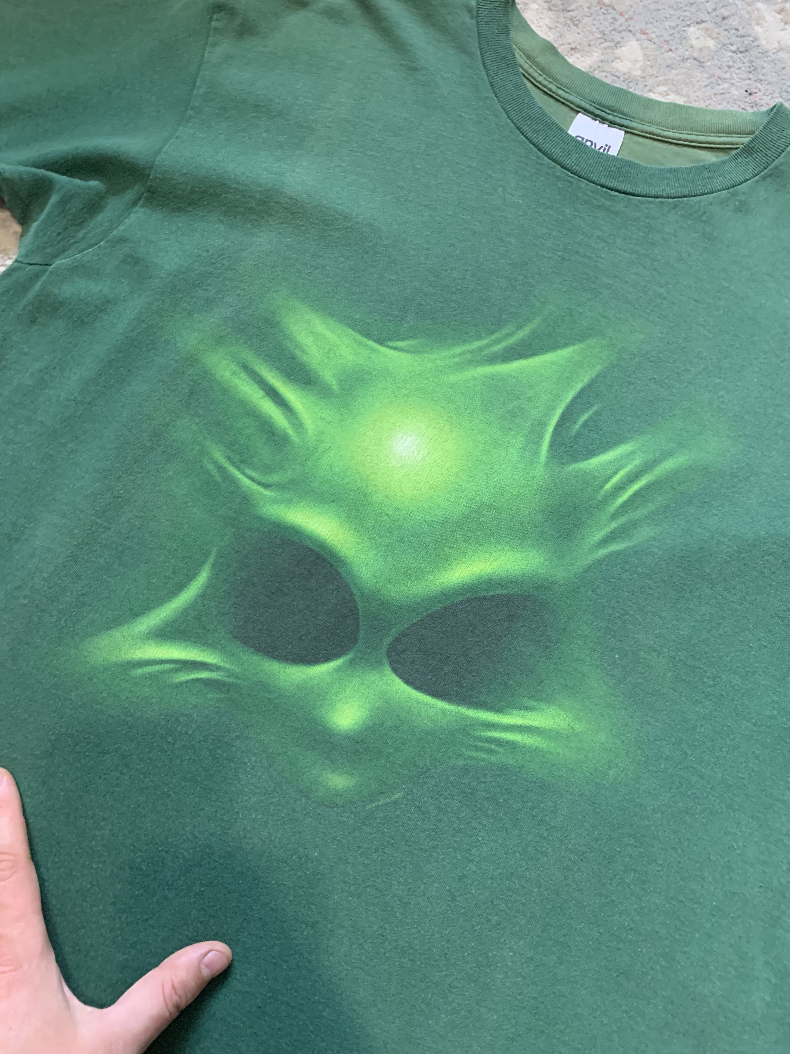 Anvil Alien Vild Oats 1997 Vintage T-Shirt Size US L / EU 52-54 / 3 - 2 Thumbnail