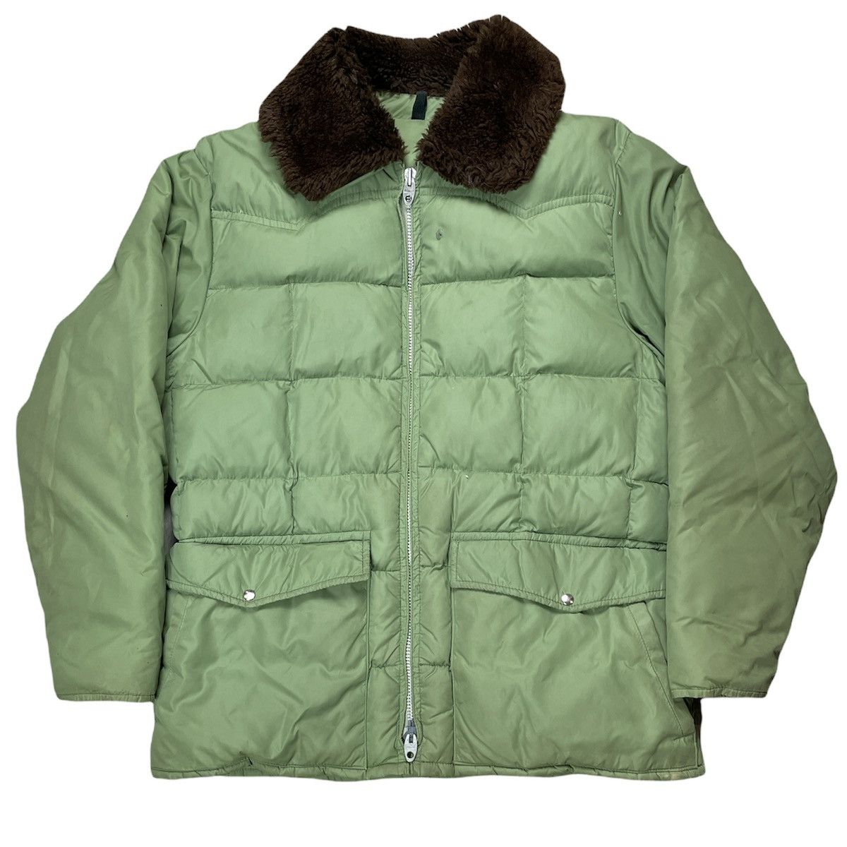 VTG 1960s Pionner Sportswear Down Filled Puffer Parka Jacket