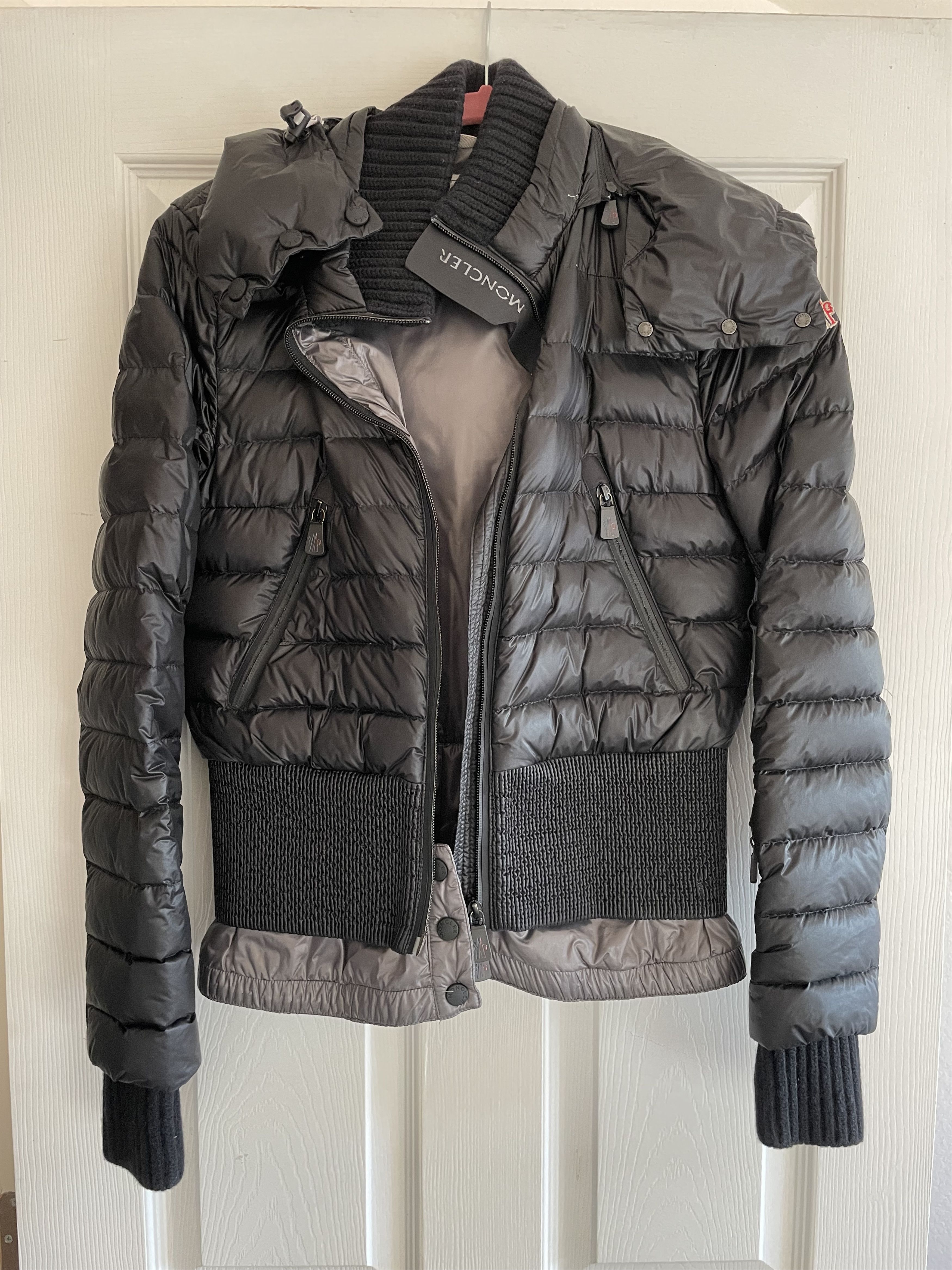 image of Moncler Grenoble Ski Puffer Jacket in Black, Women's (Size Small)