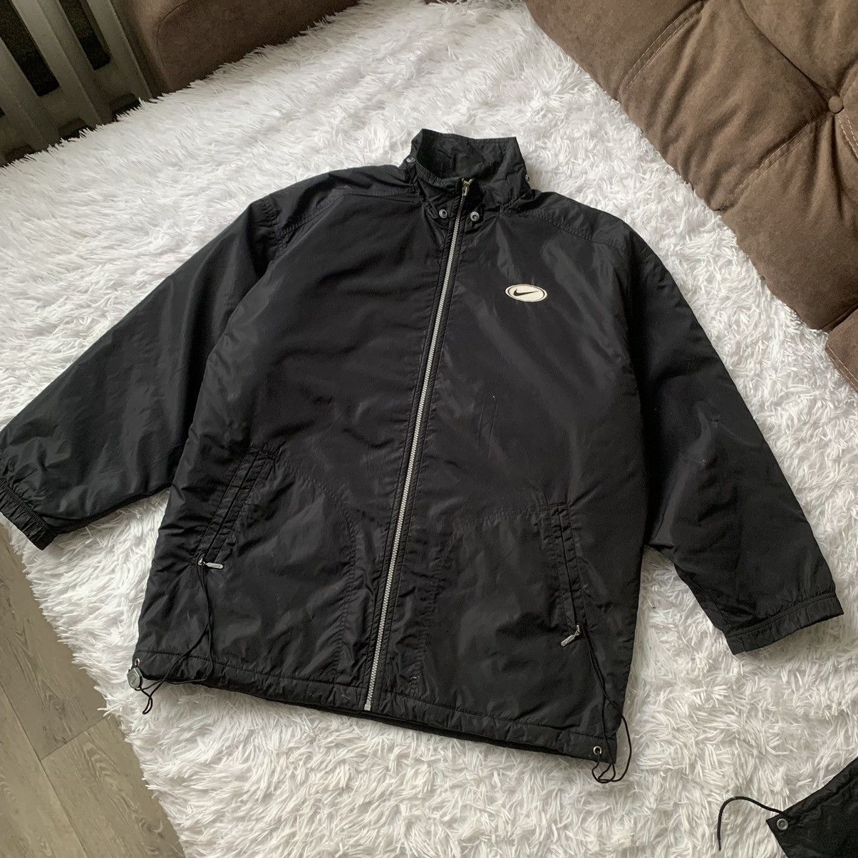 Nike Vintage Nike Big Swoosh Embroidered Down Jacket 00s Size US L / EU 52-54 / 3 - 4 Thumbnail