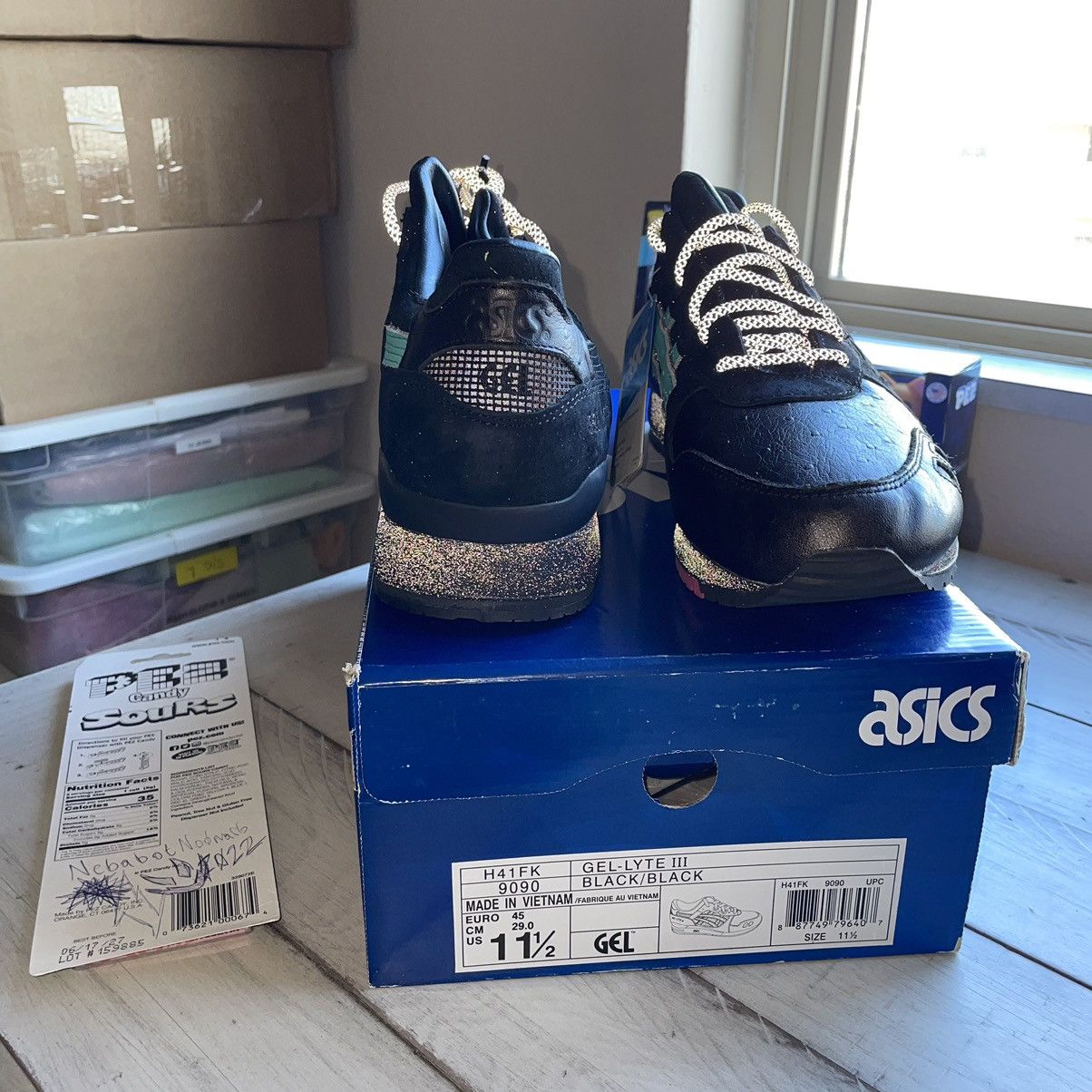 Asics 2014 SOLEFLY MiAMi NiGHT HAVEN GEL LYTE iii 3 GL3 H41FK9090 Size US 11.5 / EU 44-45 - 20 Thumbnail