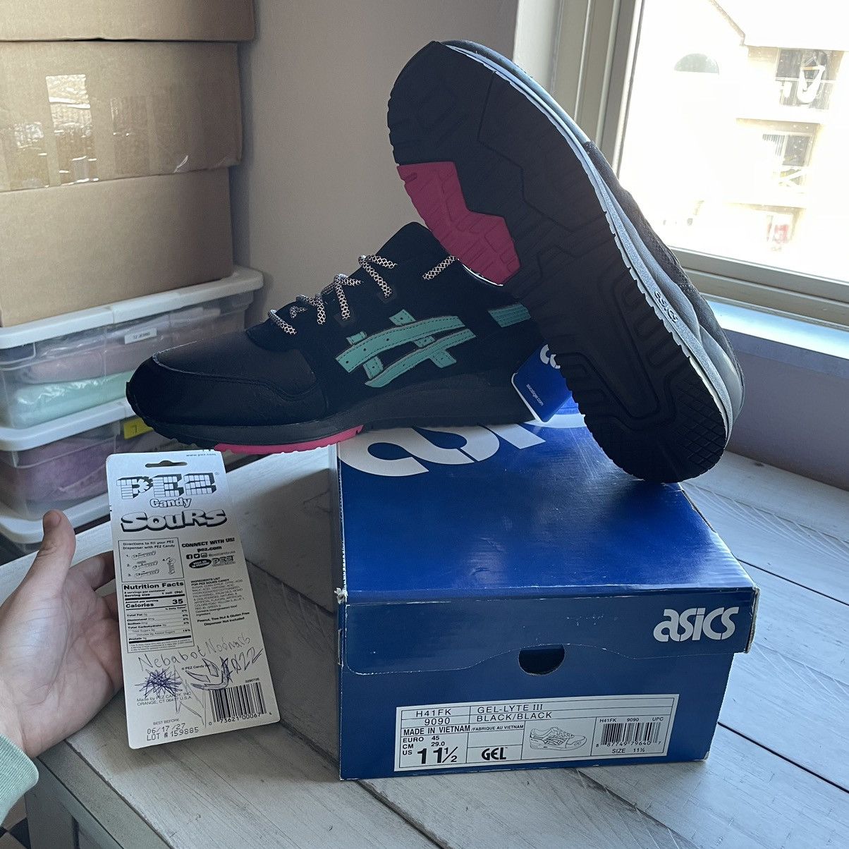 Asics 2014 SOLEFLY MiAMi NiGHT HAVEN GEL LYTE iii 3 GL3 H41FK9090 Size US 11.5 / EU 44-45 - 17 Thumbnail