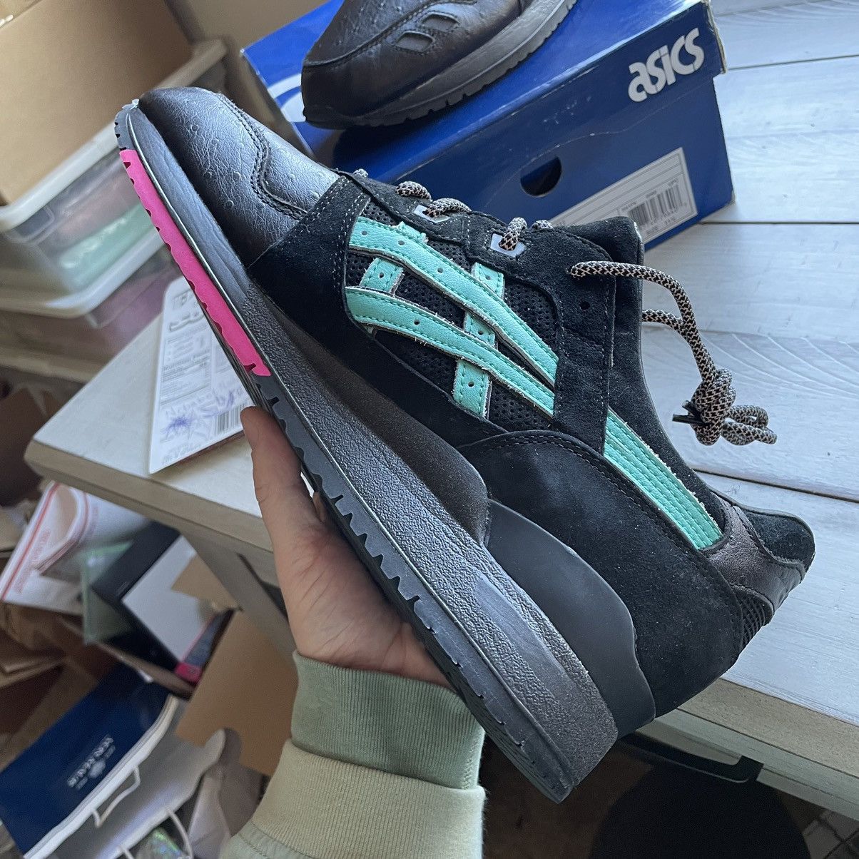 Asics 2014 SOLEFLY MiAMi NiGHT HAVEN GEL LYTE iii 3 GL3 H41FK9090 Size US 11.5 / EU 44-45 - 15 Thumbnail