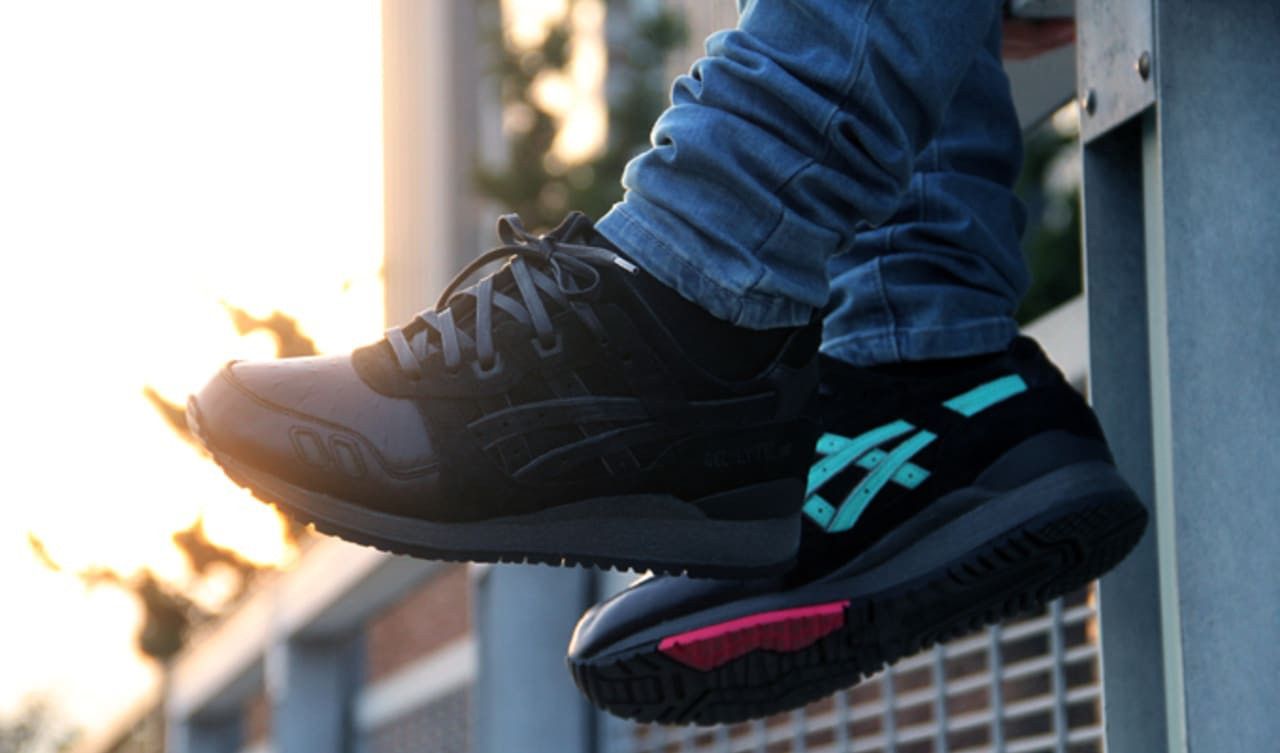 Asics 2014 SOLEFLY MiAMi NiGHT HAVEN GEL LYTE iii 3 GL3 H41FK9090 Size US 11.5 / EU 44-45 - 6 Thumbnail