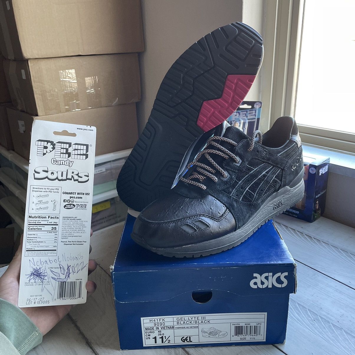 Asics 2014 SOLEFLY MiAMi NiGHT HAVEN GEL LYTE iii 3 GL3 H41FK9090 Size US 11.5 / EU 44-45 - 8 Thumbnail