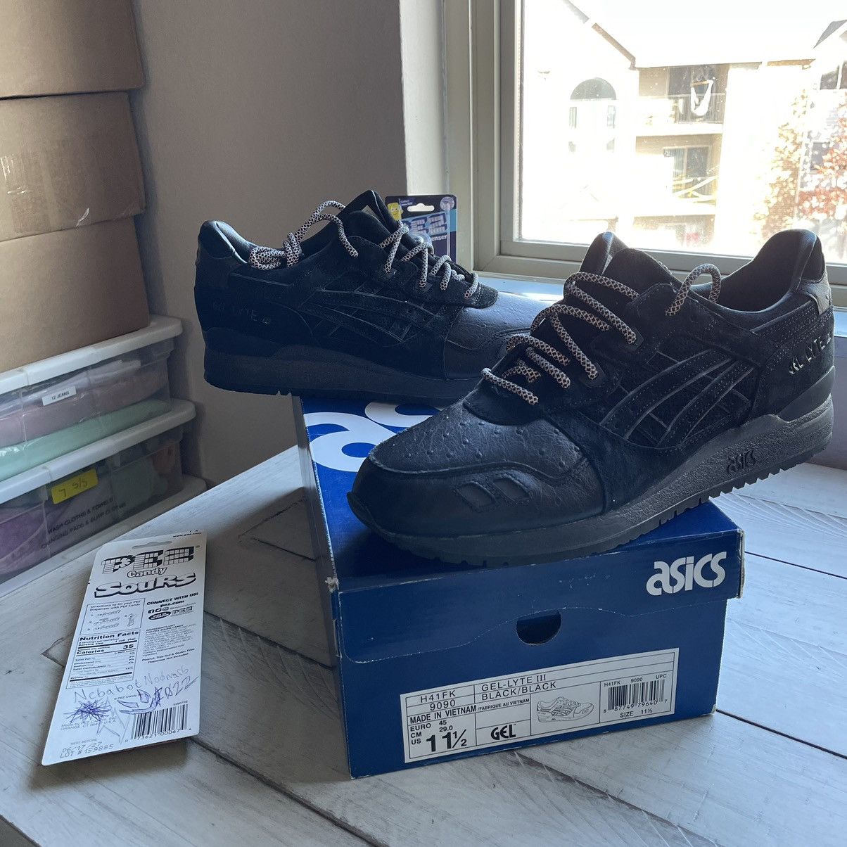 Asics 2014 SOLEFLY MiAMi NiGHT HAVEN GEL LYTE iii 3 GL3 H41FK9090 Size US 11.5 / EU 44-45 - 16 Thumbnail