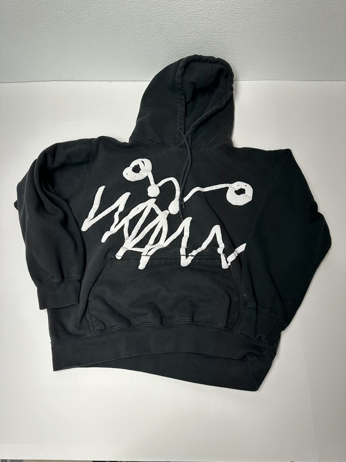 ASSPIZZA Face Hoodie (White)