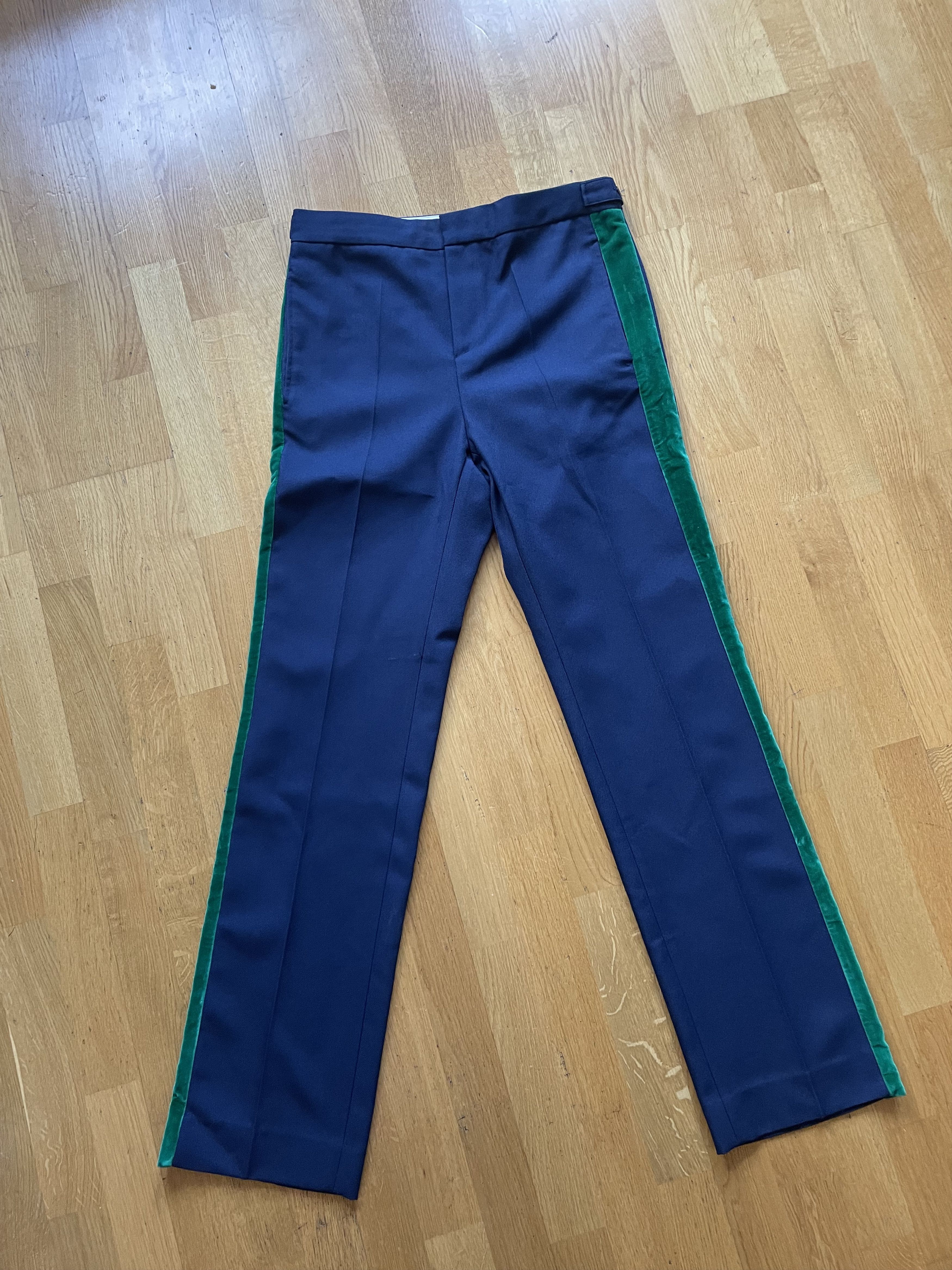 Wales Bonner Wales Bonner Dub Tuxedo Trousers Size 48R - 1 Thumbnail