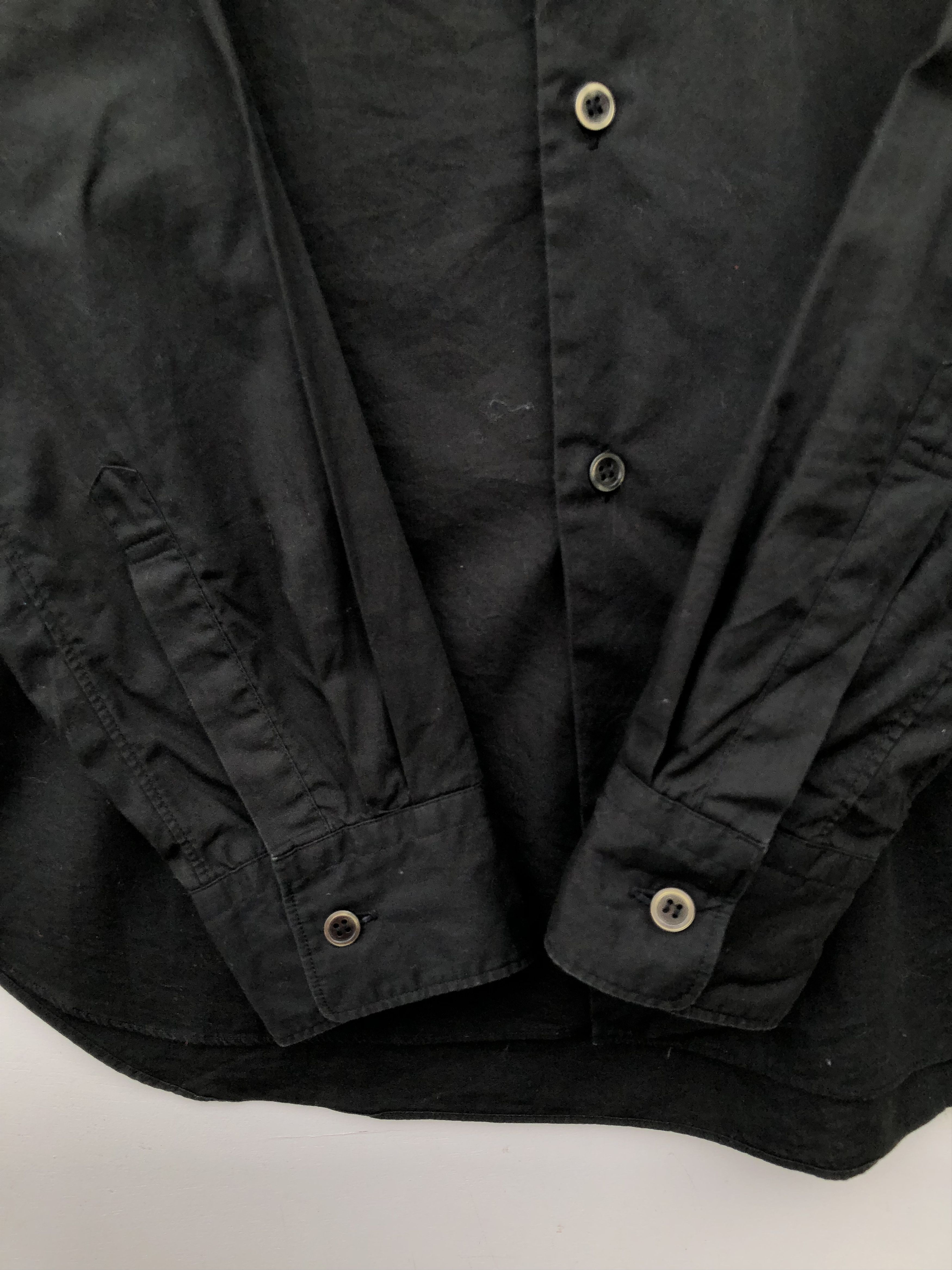 Comme des Garcons RARE🔥SS11 CDG BLACK L/S BUTTON UPS SINGLE POCKET Size US M / EU 48-50 / 2 - 5 Thumbnail
