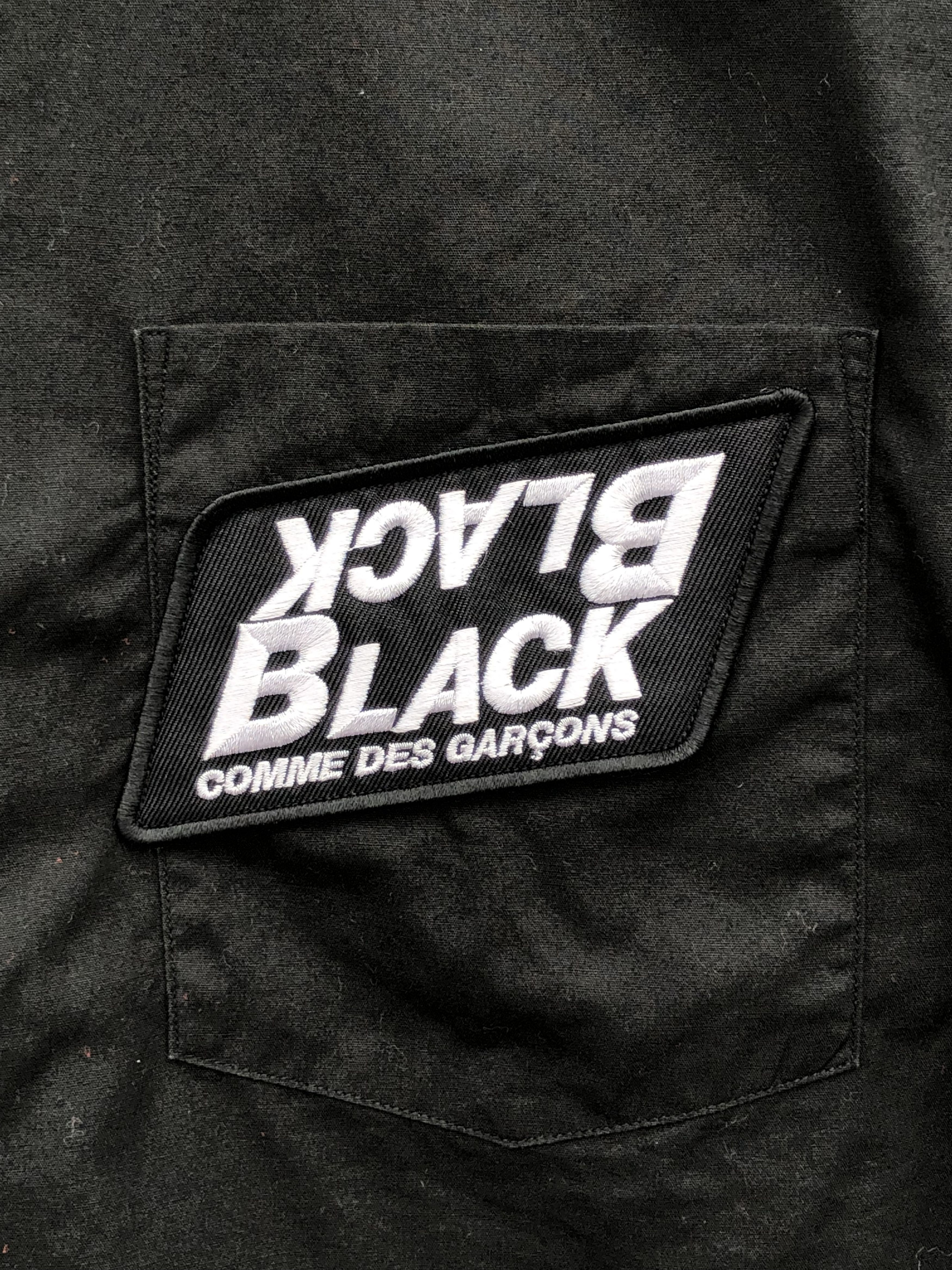 Comme des Garcons RARE🔥SS11 CDG BLACK L/S BUTTON UPS SINGLE POCKET Size US M / EU 48-50 / 2 - 6 Thumbnail